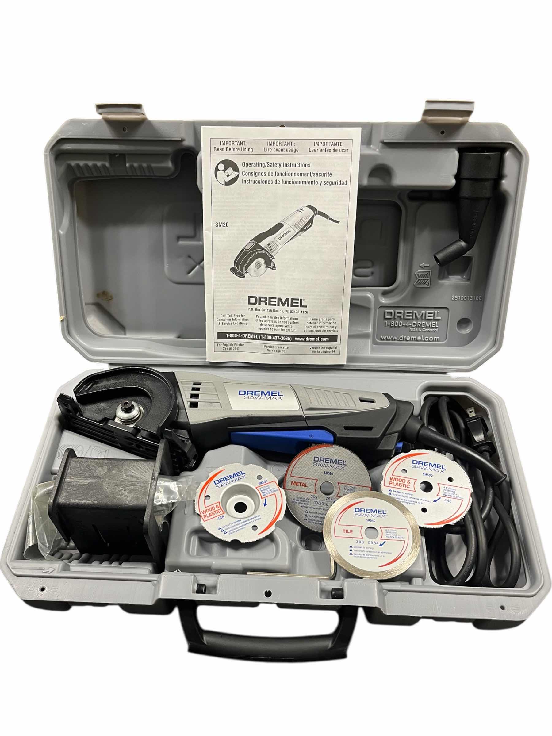 Photo 1 of DREMEL SAW-MAX VARIABLE SPEED CORDED ULTRA SAW W CASE