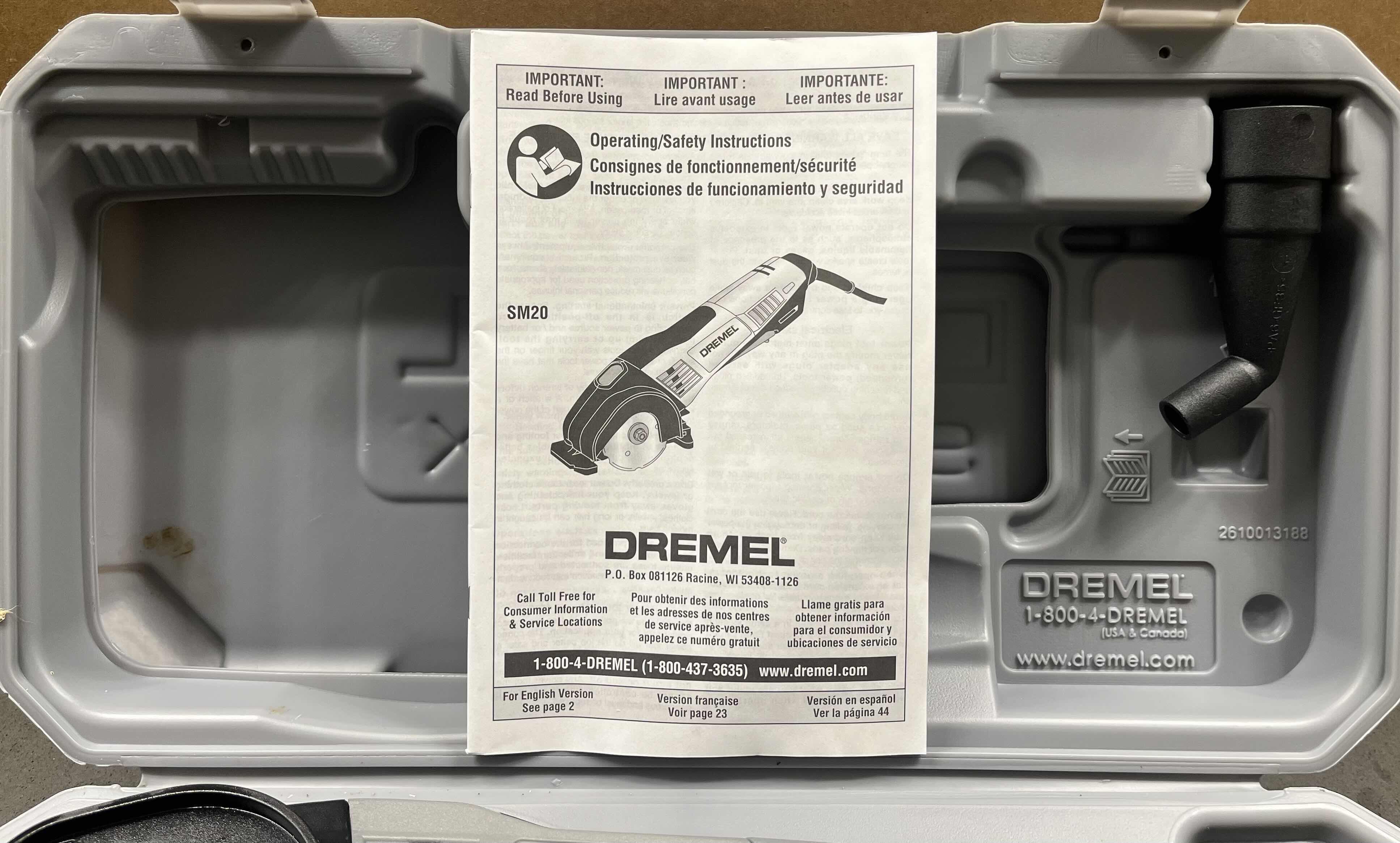 Photo 3 of DREMEL SAW-MAX VARIABLE SPEED CORDED ULTRA SAW W CASE