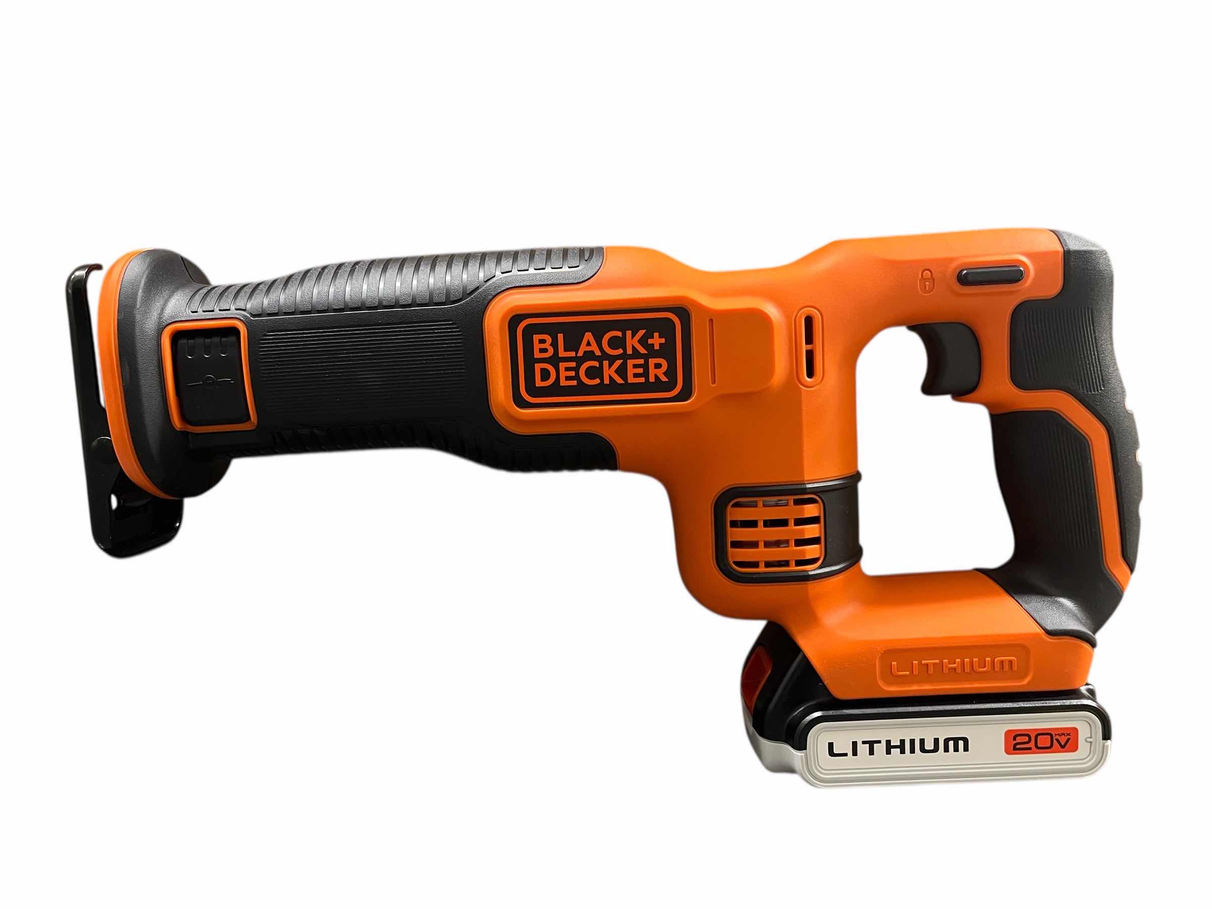 Photo 1 of BLACK & DECKER 20VOLT RECIPROCATING SAW BDCR20 W 20VOLT BATTERY
