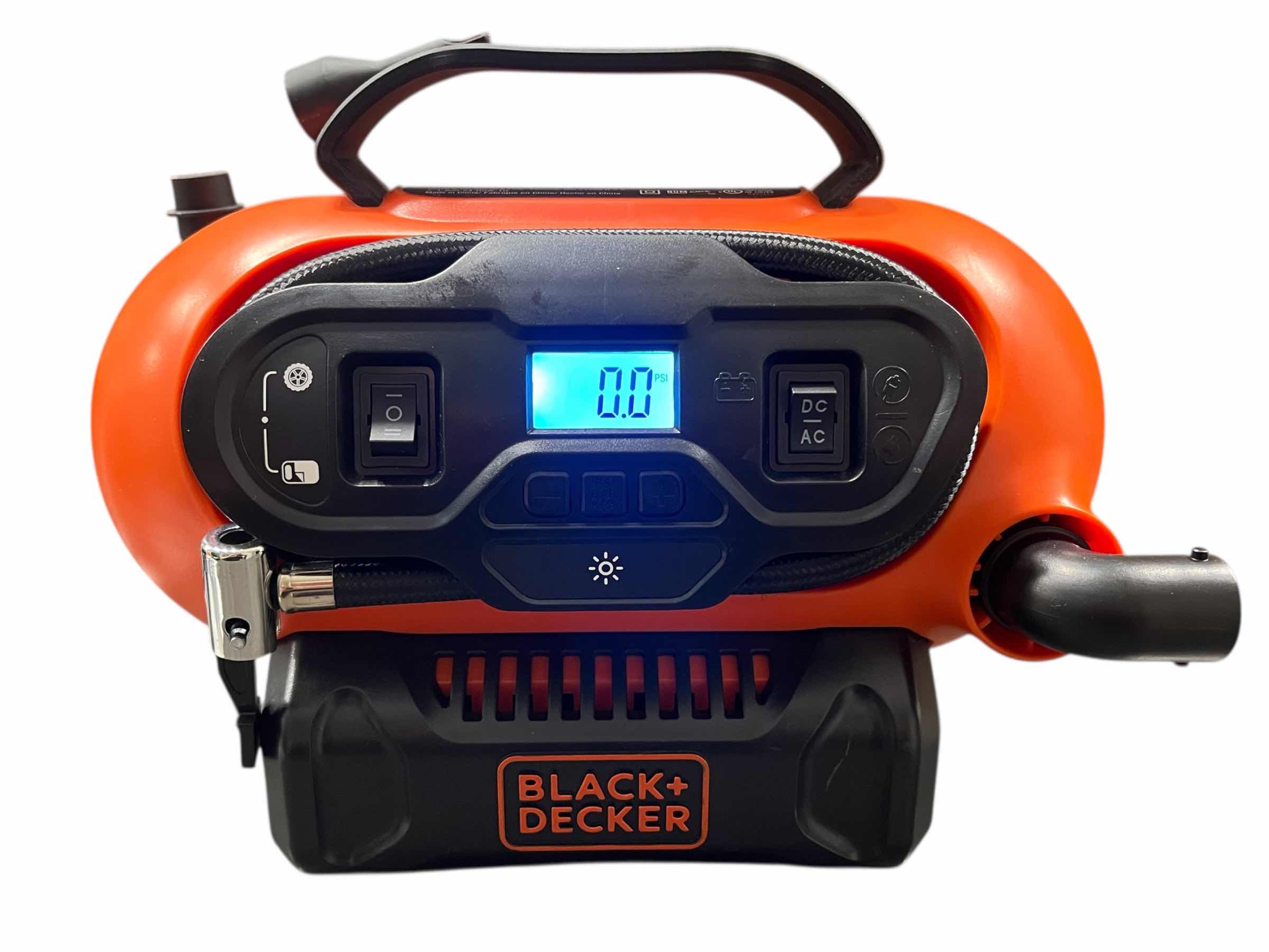 Photo 1 of BLACK & DECKER INFLATOR 20VOLT AIR COMPRESSOR BDINF20 (TOOL ONLY)