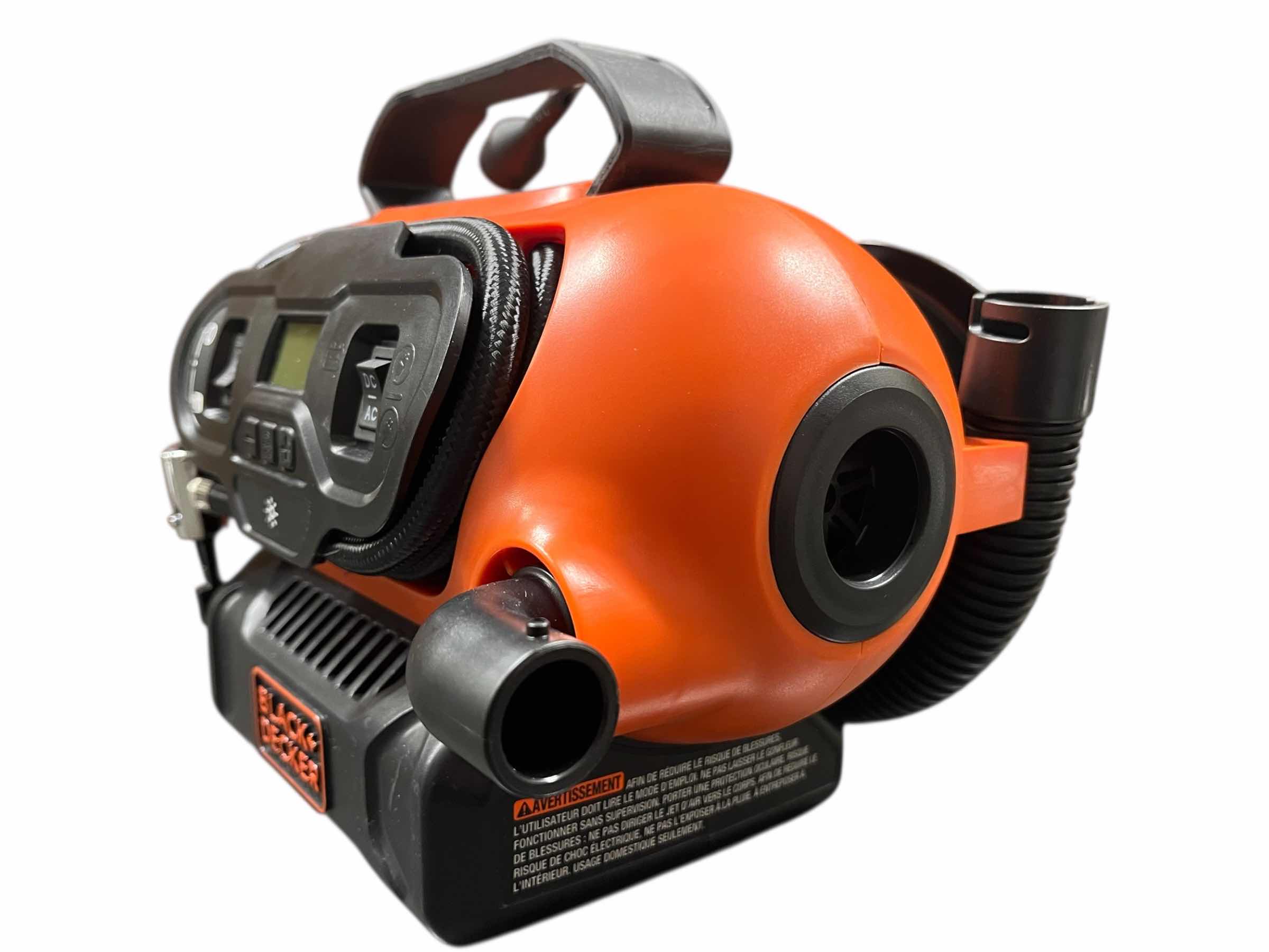 Photo 1 of BLACK & DECKER INFLATOR 20VOLT AIR COMPRESSOR BDINF20 (TOOL ONLY)