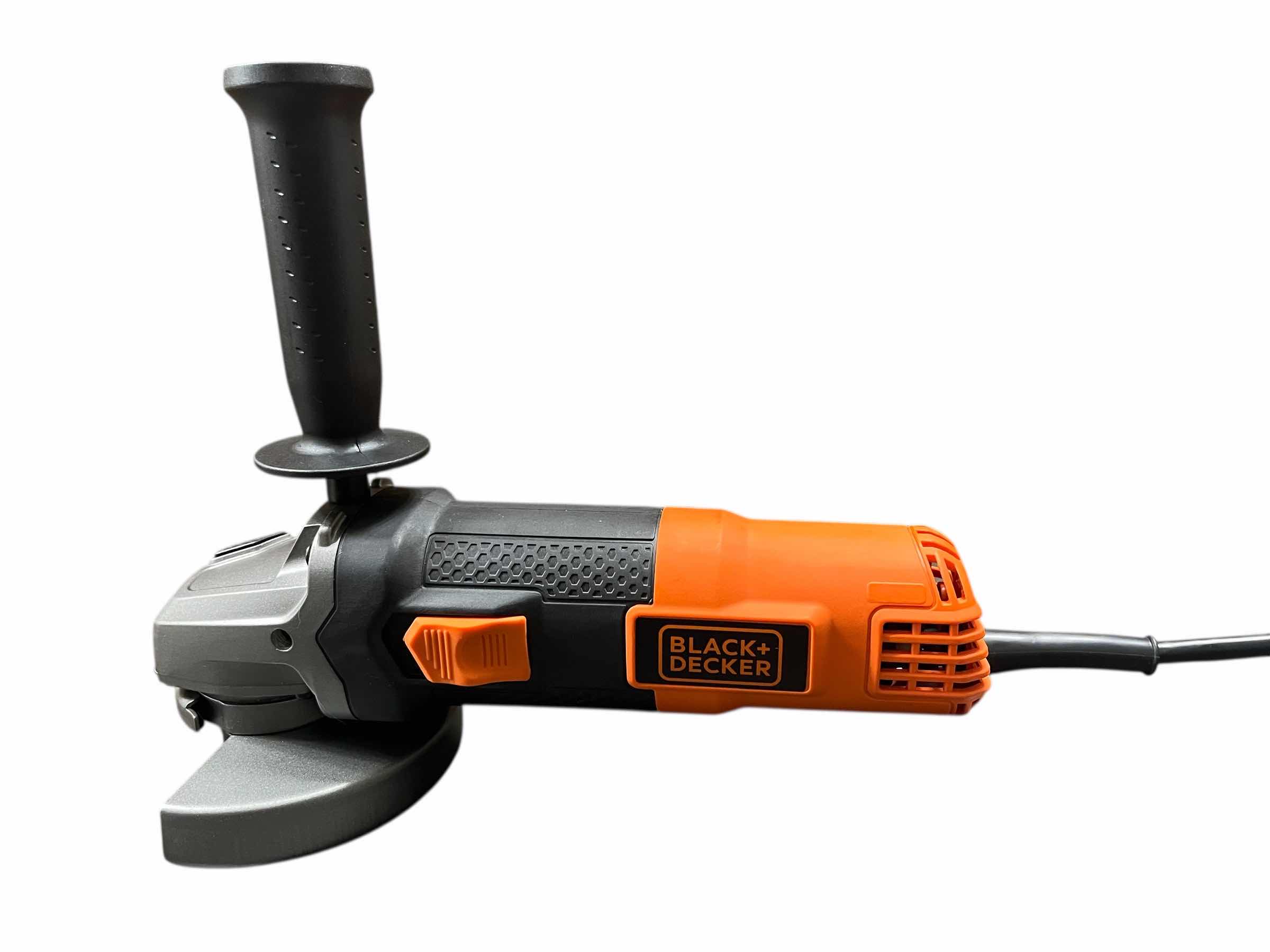 Photo 1 of BLACK & DECKER CORDED 4.5” ANGLE GRINDER BDEG400