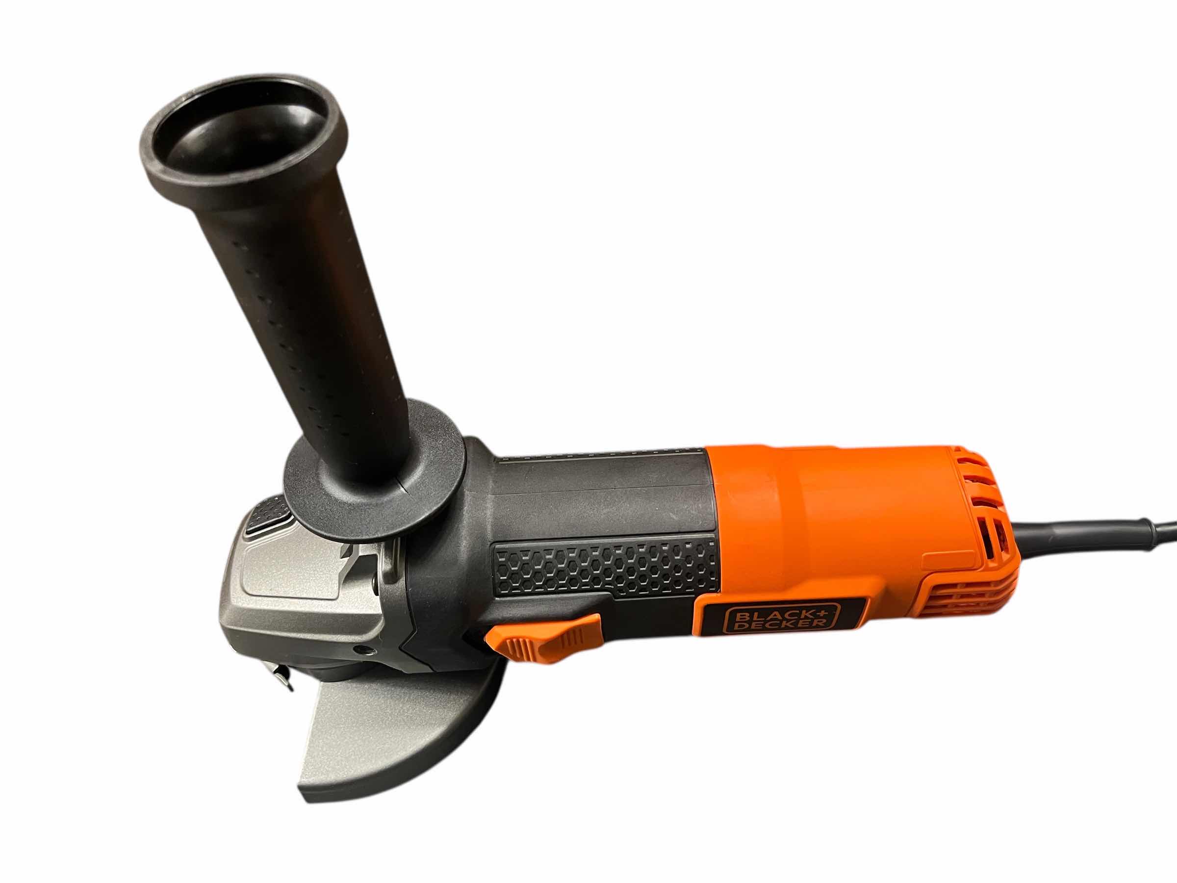 Photo 1 of BLACK & DECKER CORDED 4.5” ANGLE GRINDER BDEG400