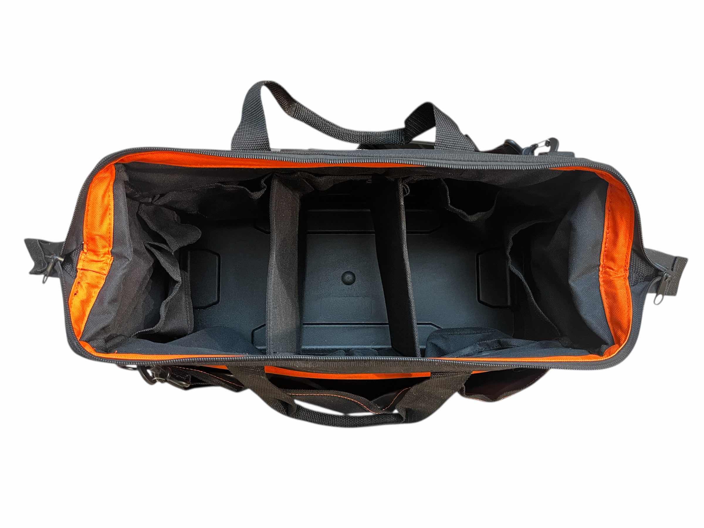 Photo 1 of BLACK & DECKER 21” MATRIX QUICK CONNECT SYSTEM WIDE MOUTH TOTE TOOL BAG