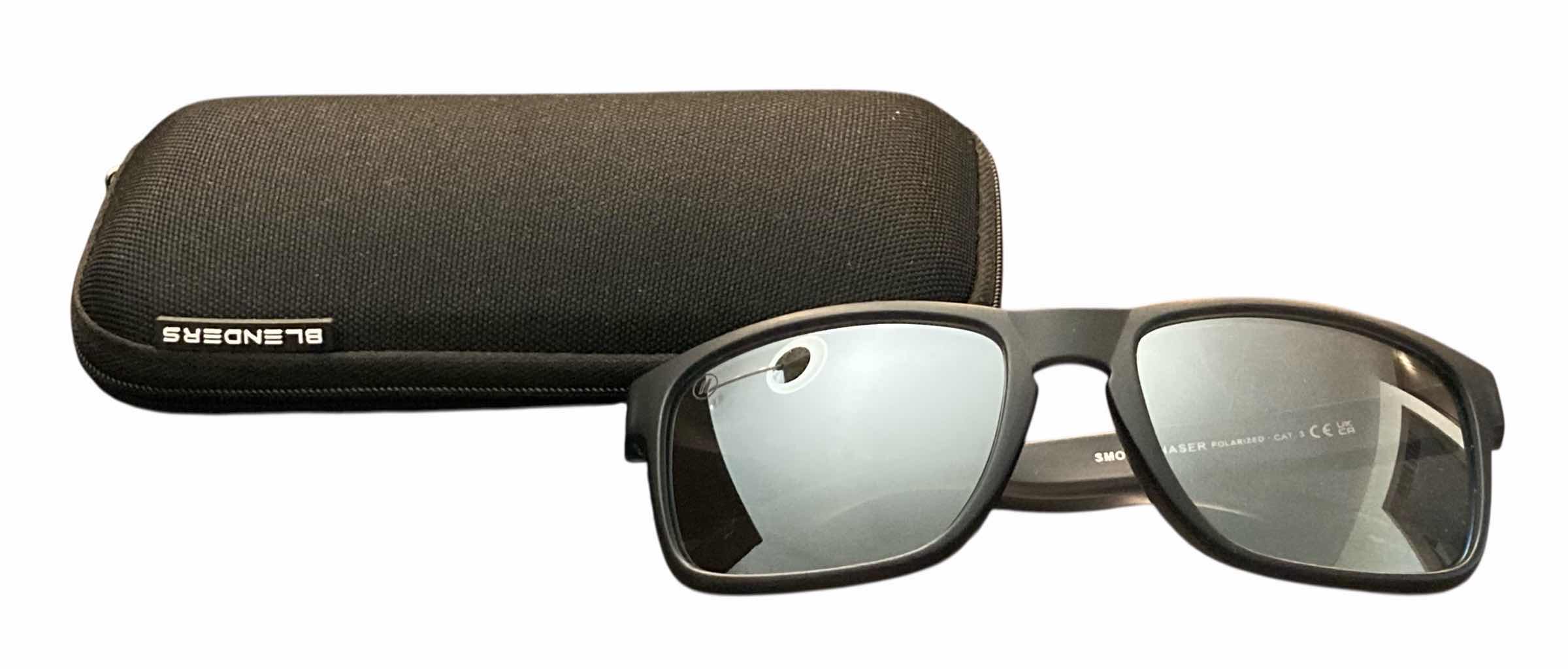 Photo 1 of BLENDERS EYEWEAR CANYON UV PROTECTION MYSTIC GREY POLARIZED SUNGLASSES W BLACK CASE (UNISEX)