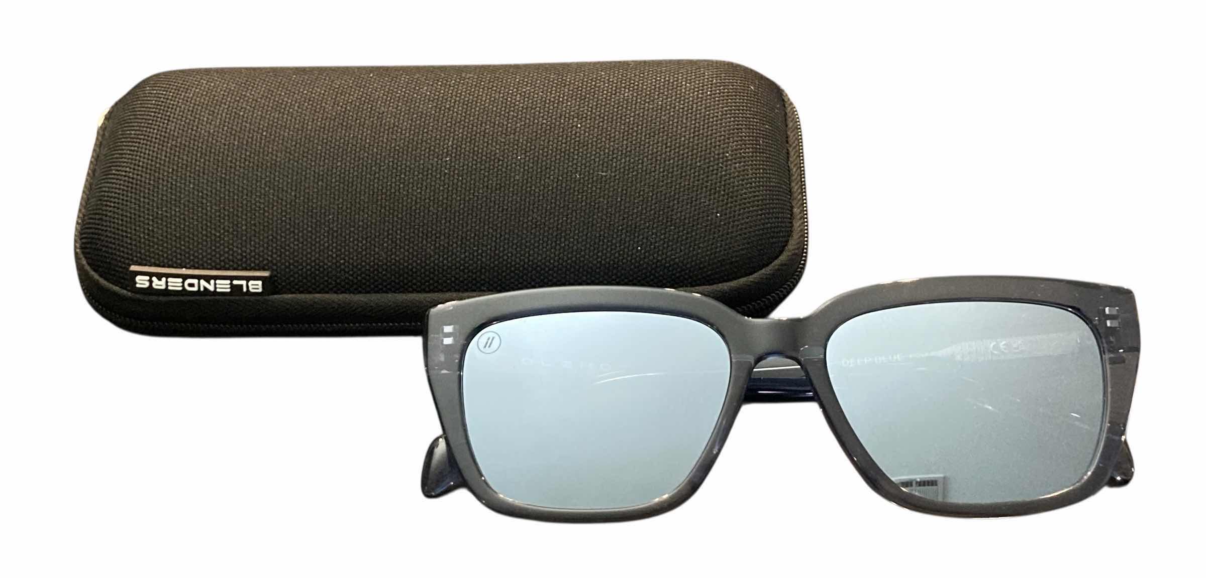 Photo 1 of BLENDERS EYEWEAR MAVE UV PROTECTION GREY POLARIZED SUNGLASSES W BLACK CASE (UNISEX)