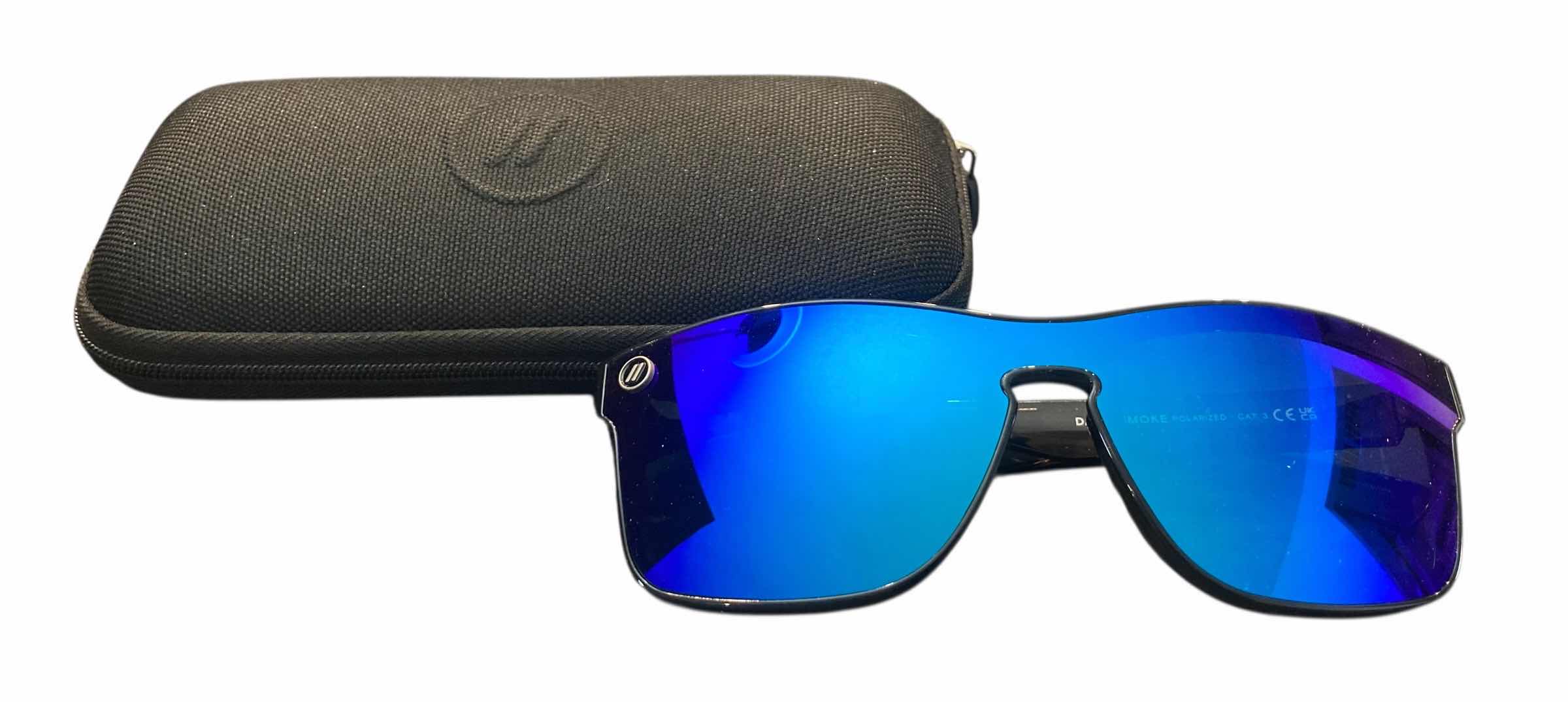 Photo 1 of BLENDERS EYEWEAR MILLENIA 2X UV PROTECTION DARK SMOKE POLARIZED SUNGLASSES W BLACK CASE (UNISEX)