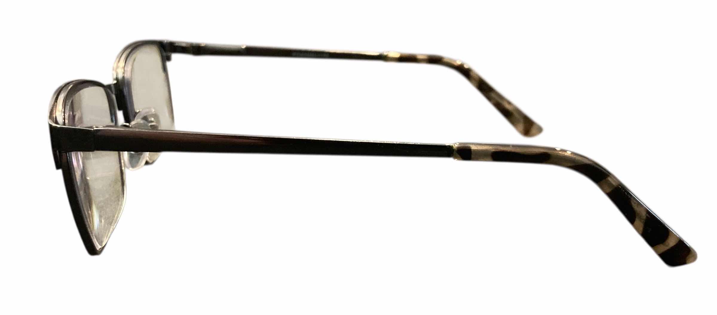 Photo 1 of FOSTER GRANT MULTI-FOCUS BRAYDON GUNMETAL +1.75 READING GLASSES W CASE (MEN)