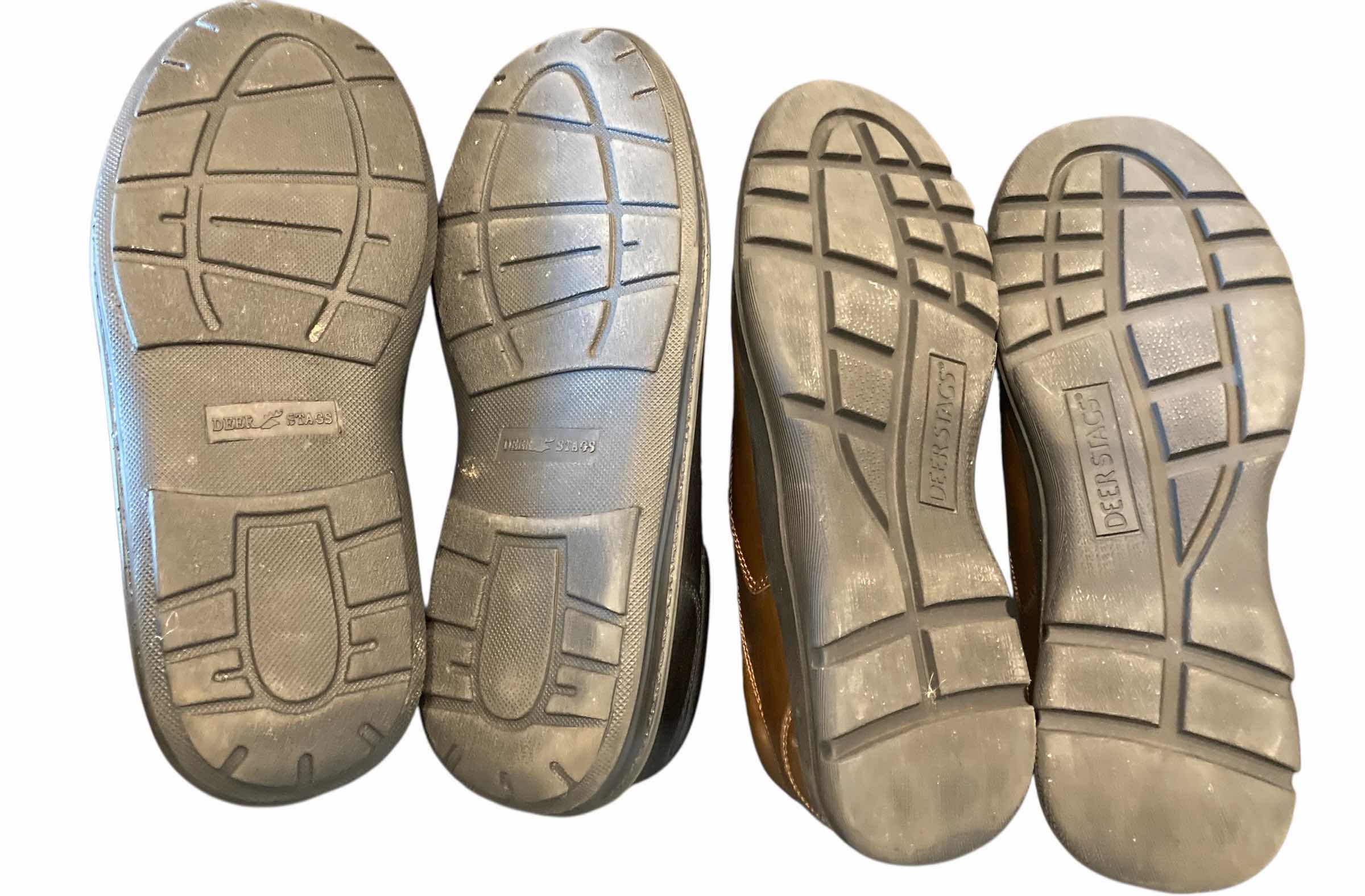 Photo 1 of DEER STAGS MENS BLACK & BROWN DRESS SHOES SIZE 10M