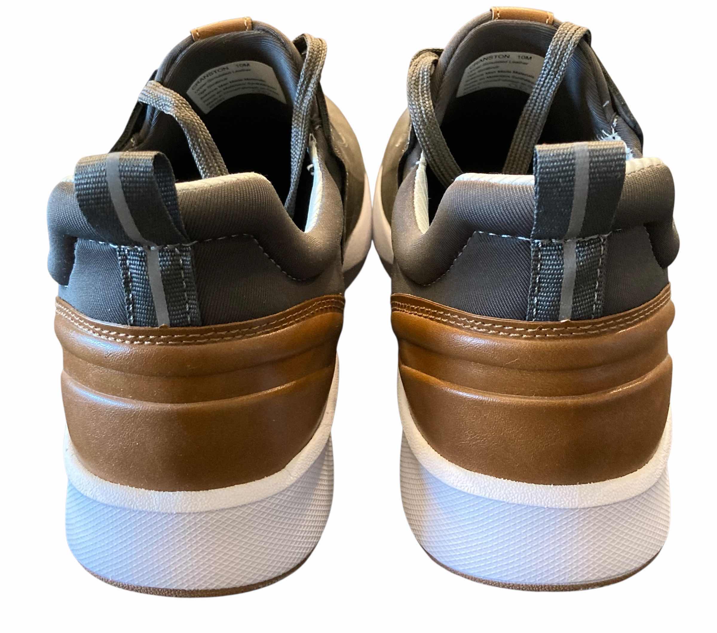 Photo 1 of DEER STAGS MENS CRANSTON WATER REPELLENT GREY & BROWN  FASHION SNEAKERS SIZE 10M