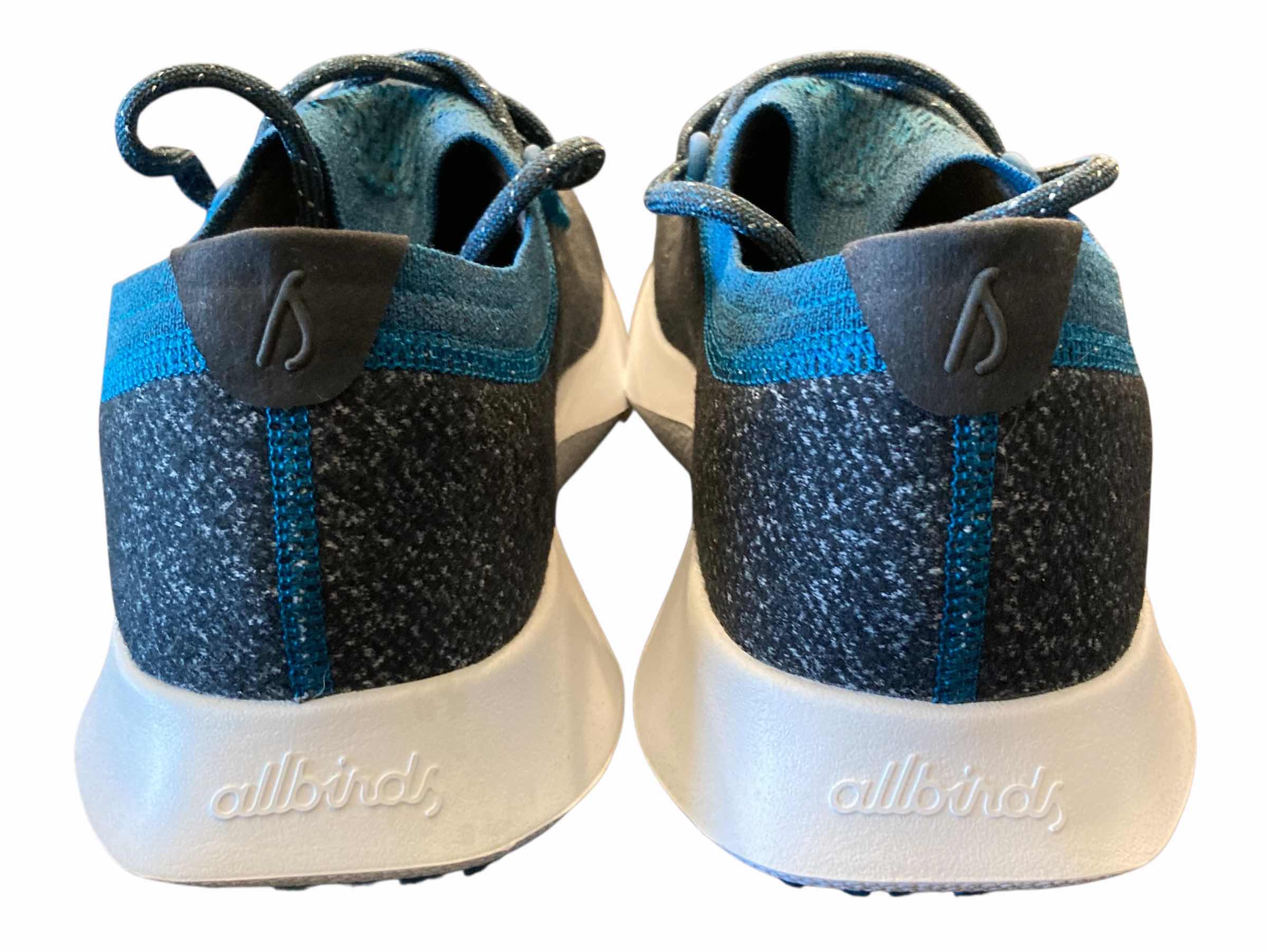 Photo 1 of ALLBIRDS MENS WOOL DASHER MIZZLE HIGHLIGHTS DARK GREY & BLUE SNEAKERS SIZE 10M