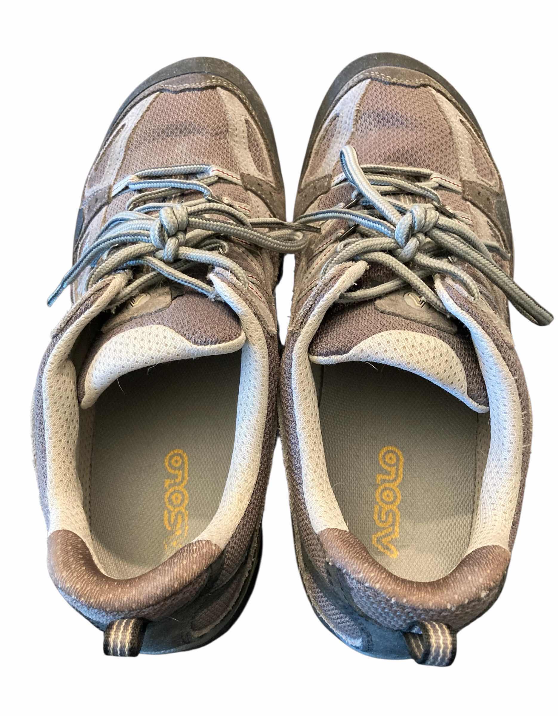 Photo 1 of ASOLO PLASMIC BROWN & BLACK HIKING SHOES MENS SIZE 10