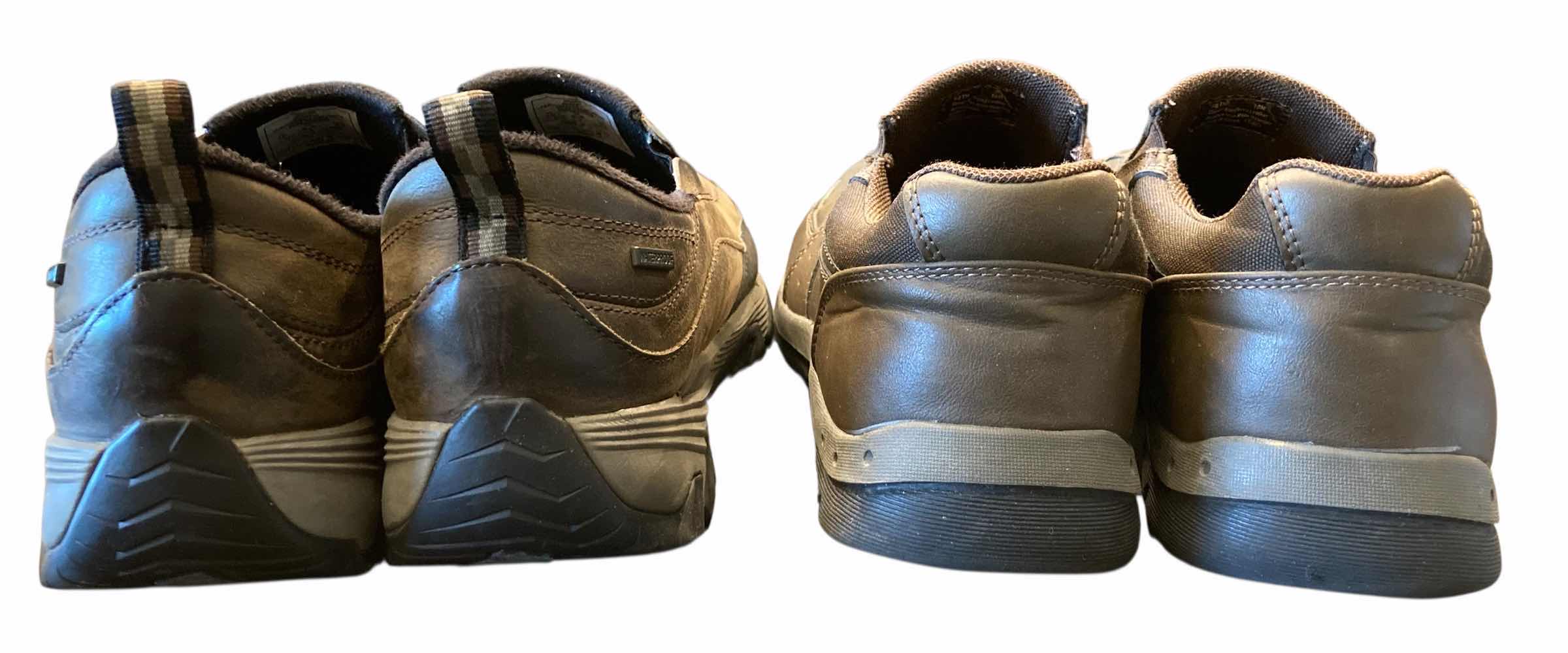 Photo 1 of MERRELL MENS COLDPACK ICE MOCK WATERPROOF BROWN WINTER SHOES & DEER STAGS EVEREST2 COMFORT SLIP ON SHOES SIZE 10