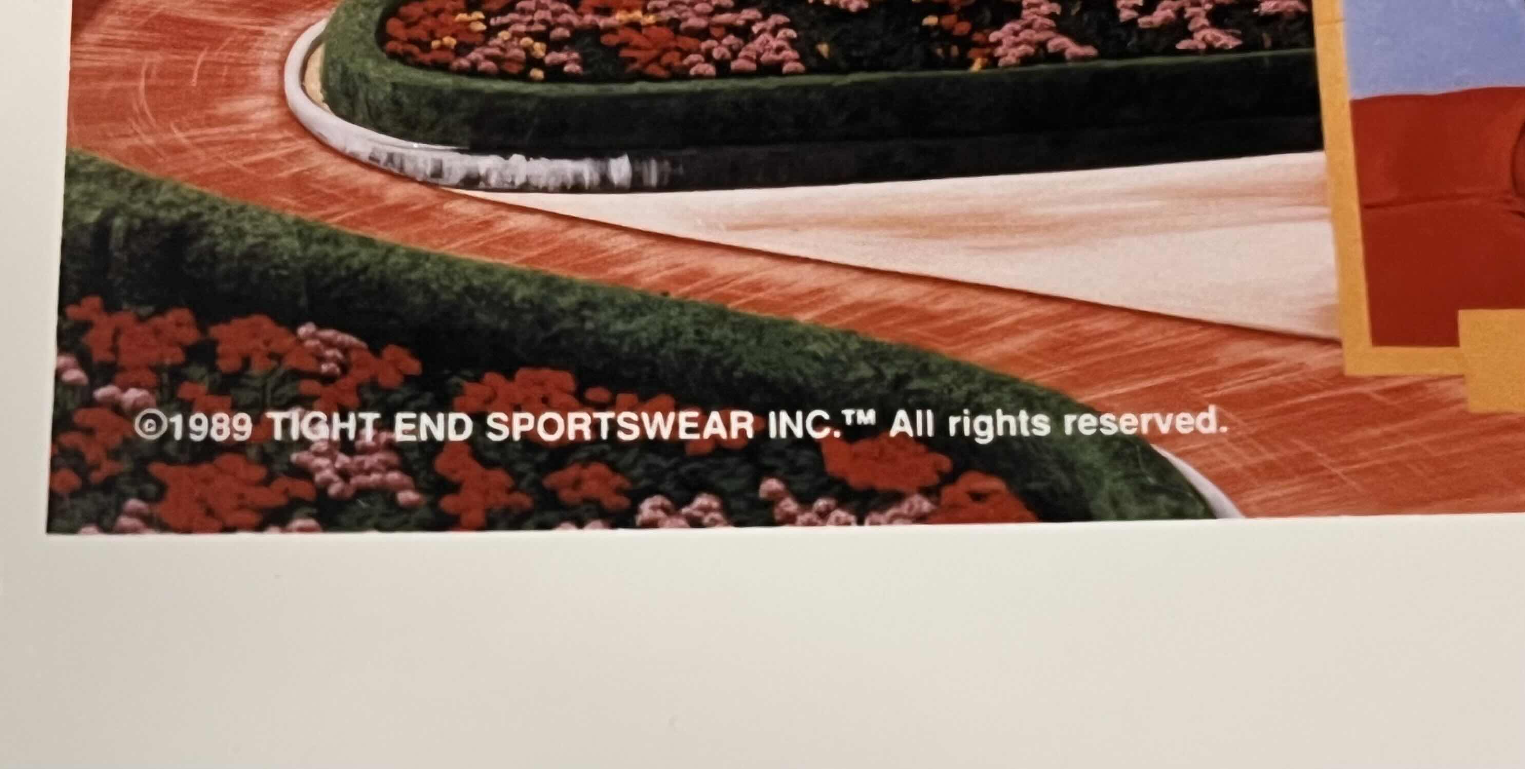 Photo 1 of 49ERS LEGENDS TIGHT END SPORTSWEAR INC 1989. 2 AUTOGRAPHS BY DE CEDRICK HARDMAN NO.86 & UNKNOWN