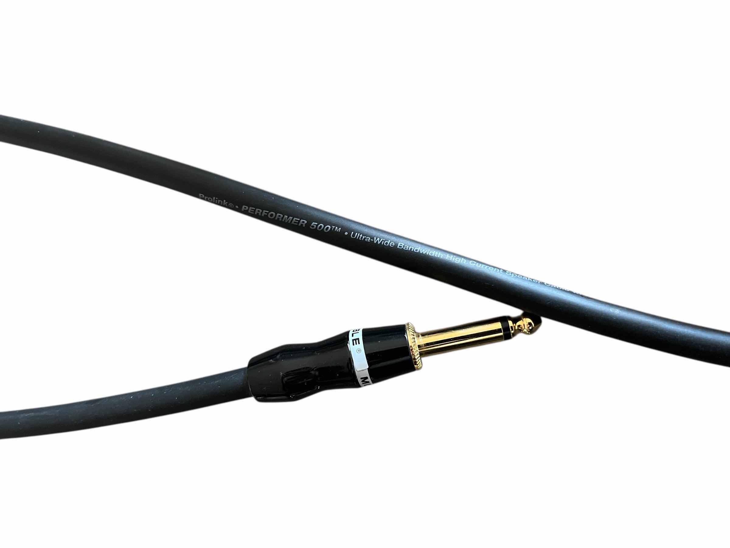 Photo 1 of MONSTER PROLINK 3’ PERFORMER 500 STRAIGHT SPEAKER CABLE (2)