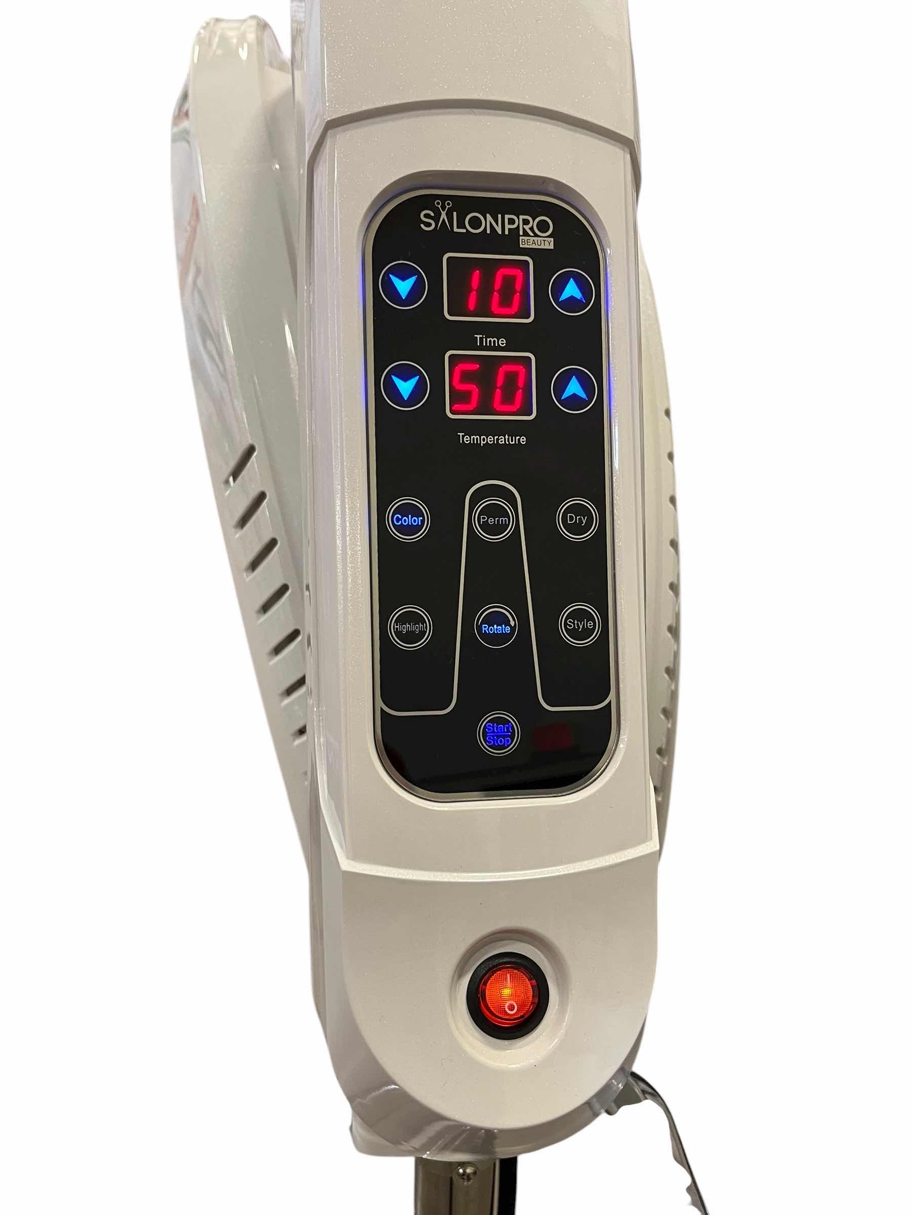 Photo 1 of SALONPRO BEAUTY WHITE ROLLING ORBITING HALO INFRARED HAIR COLOR PROCESSOR & DRYER