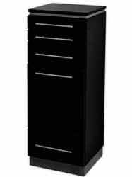 Photo 1 of SALON EQUIPMENT FACTORY CABINET BLACK 16”X16”H43”