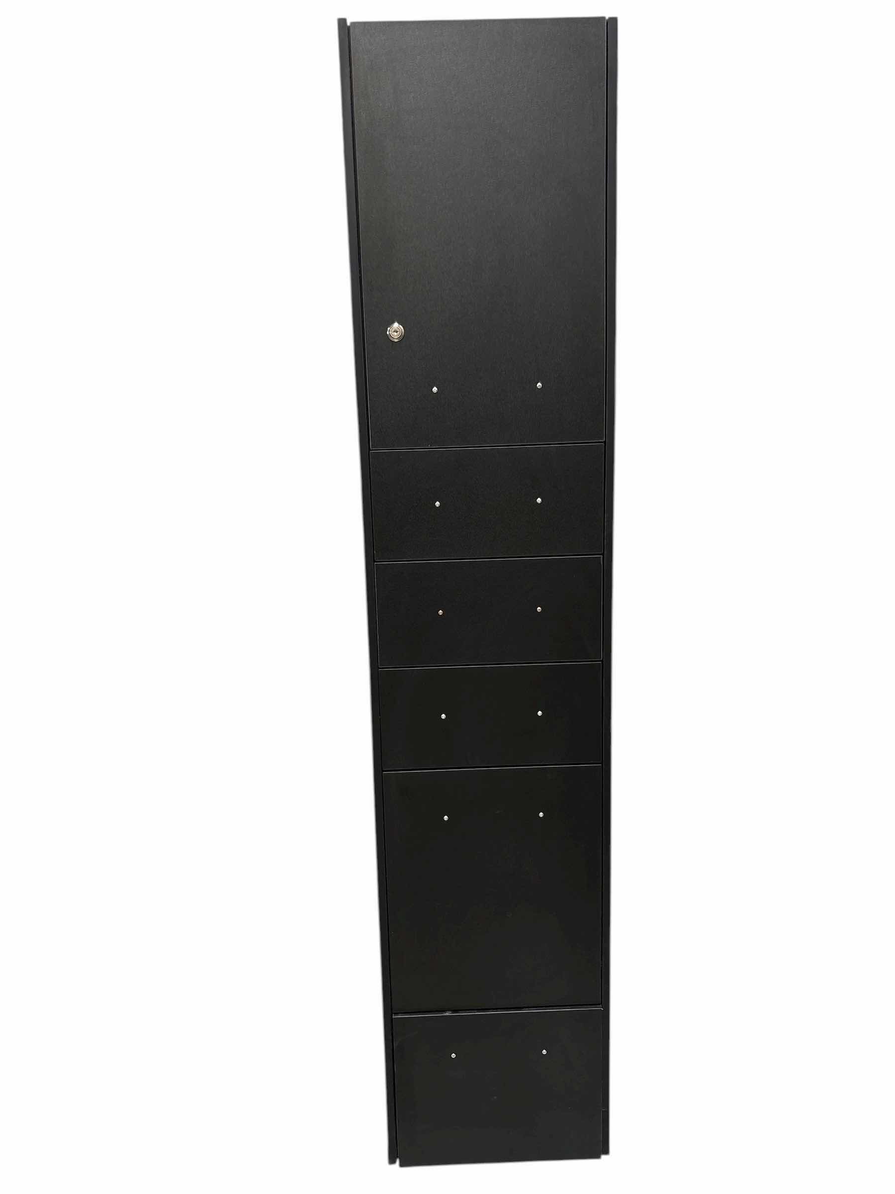 Photo 1 of SALON EQUIPMENT FACTORY DOUBLE SIDED CABINET WITH MIRROR BLACK 30”X16”H74”