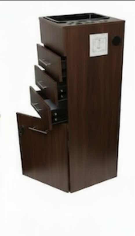 Photo 1 of SALON CABINET WALNUT 16”X16”H45”