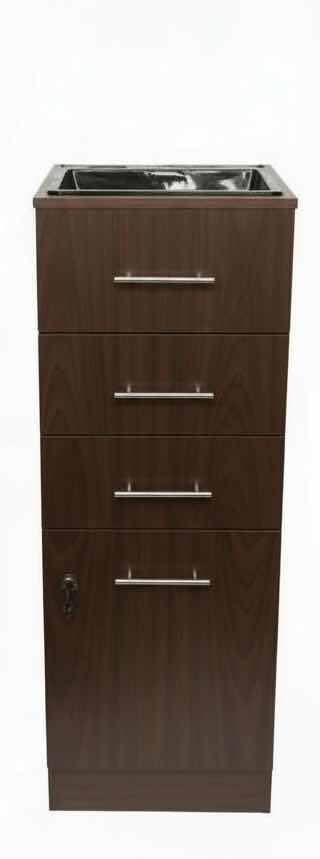 Photo 1 of SALON CABINET WALNUT 16”X16”H45”