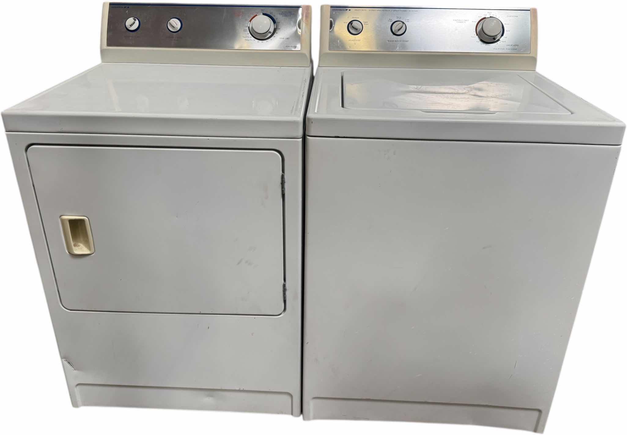 Photo 1 of ADMIRAL WASHER & DRYER ADE7005AYW & AAV700AWW WHITE 27” X 27” H47”