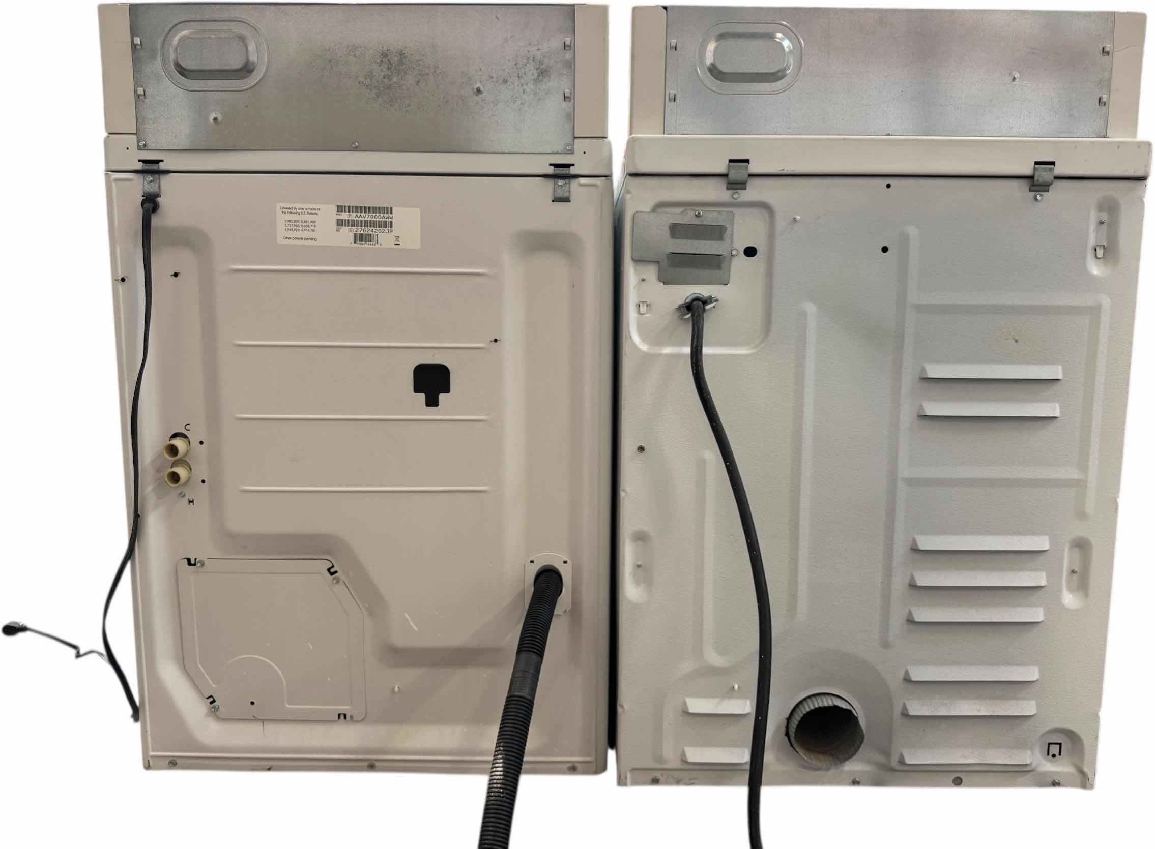 Photo 1 of ADMIRAL WASHER & DRYER ADE7005AYW & AAV700AWW WHITE 27” X 27” H47”