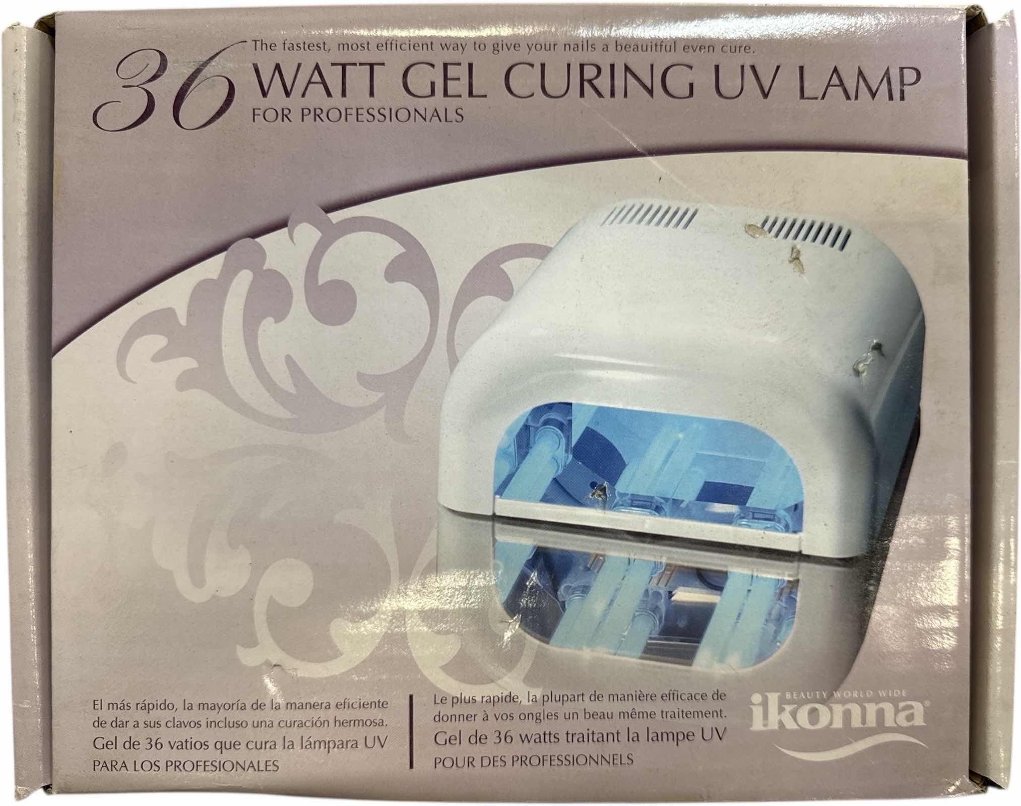 Photo 1 of IKONNA 36 WATT GEL CURING UV LAMP WHITE