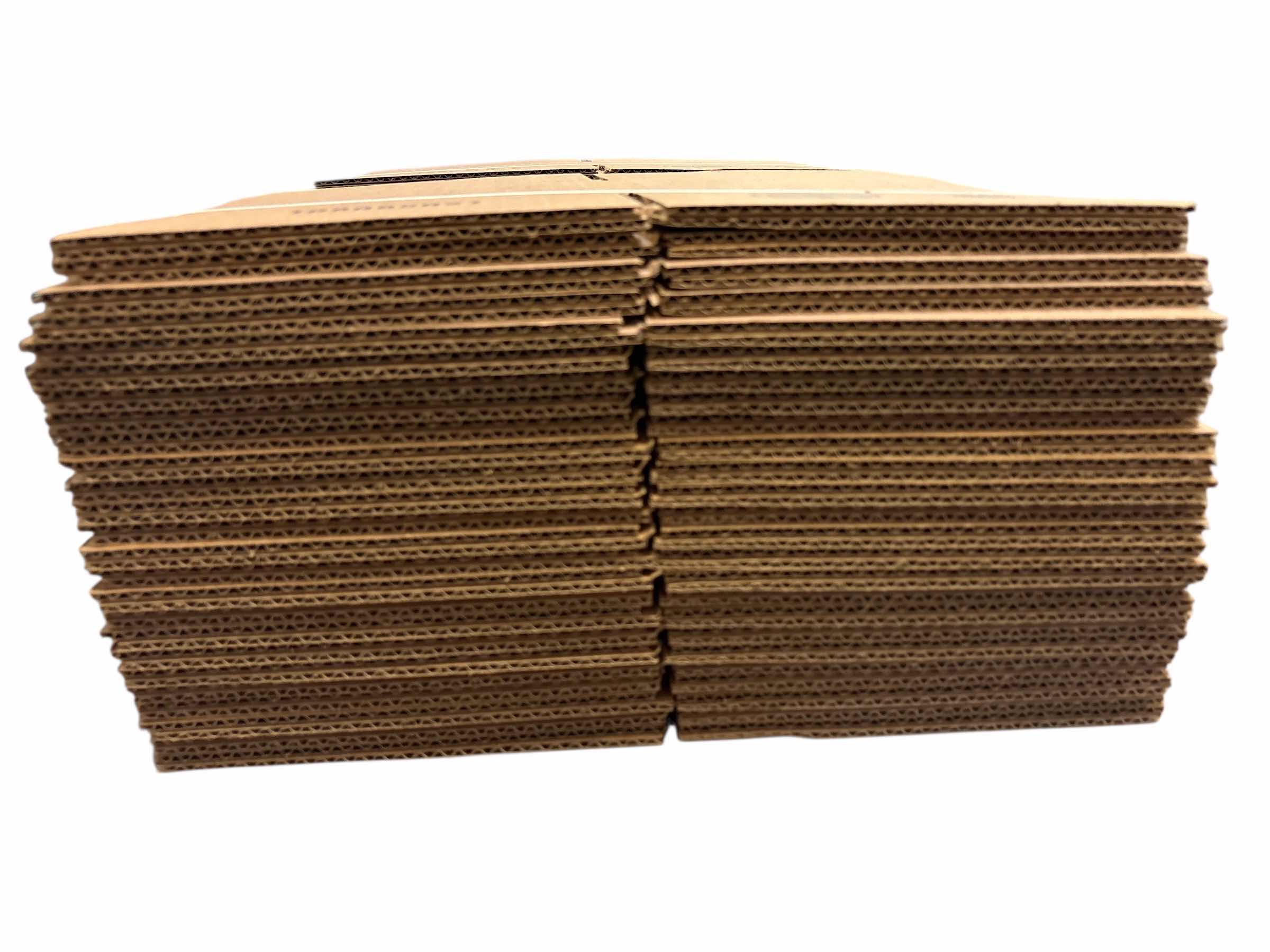 Photo 1 of (50)PCS ULINE CORRUGATED BOXES 8”X8”H4”