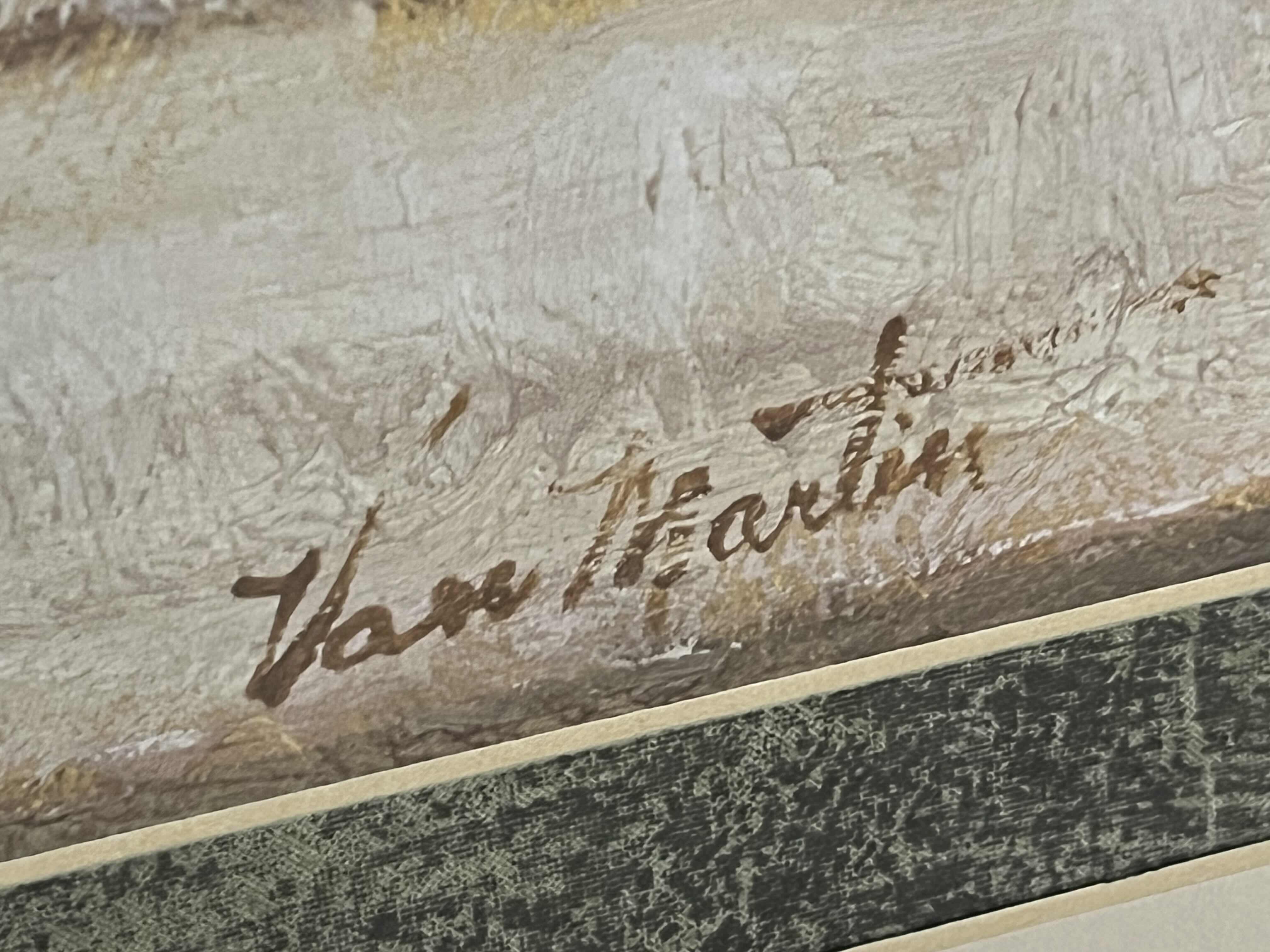 Photo 1 of PARAGON PALM GATE II BY VAN MARTIN FRAMED ARTWORK 26” X 32”