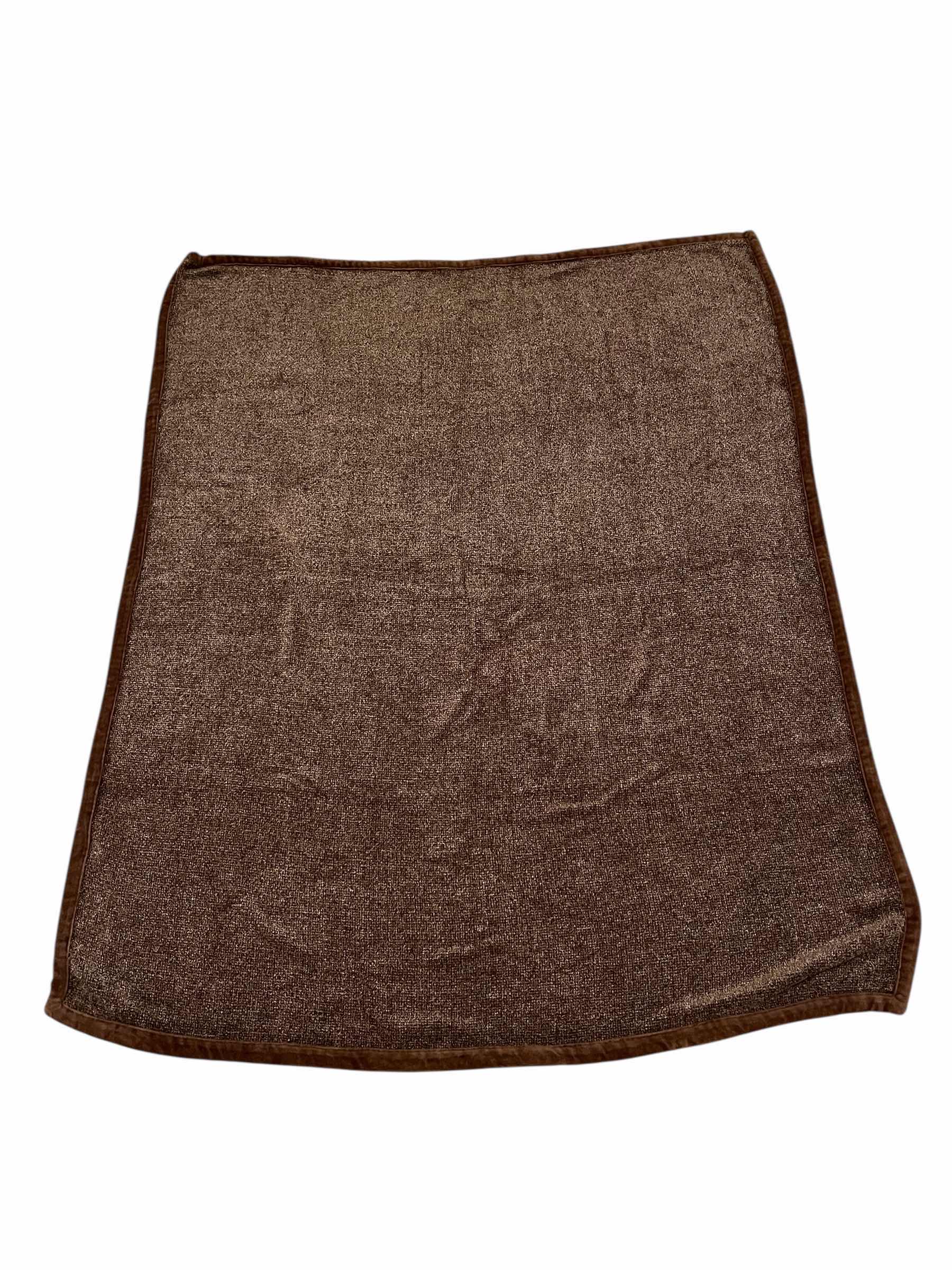 Photo 1 of BROWN THROW BLANKET 48” X 57”