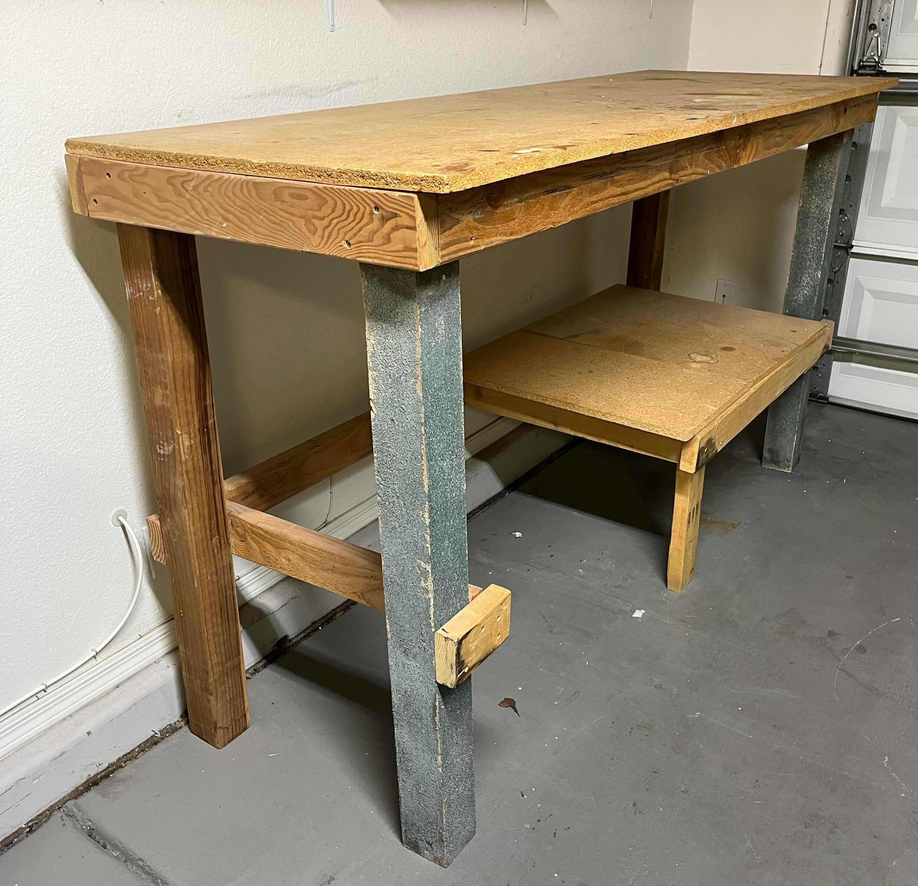 Photo 1 of CUSTOM MADE WOOD WORK BENCH 75” X 27” H43”