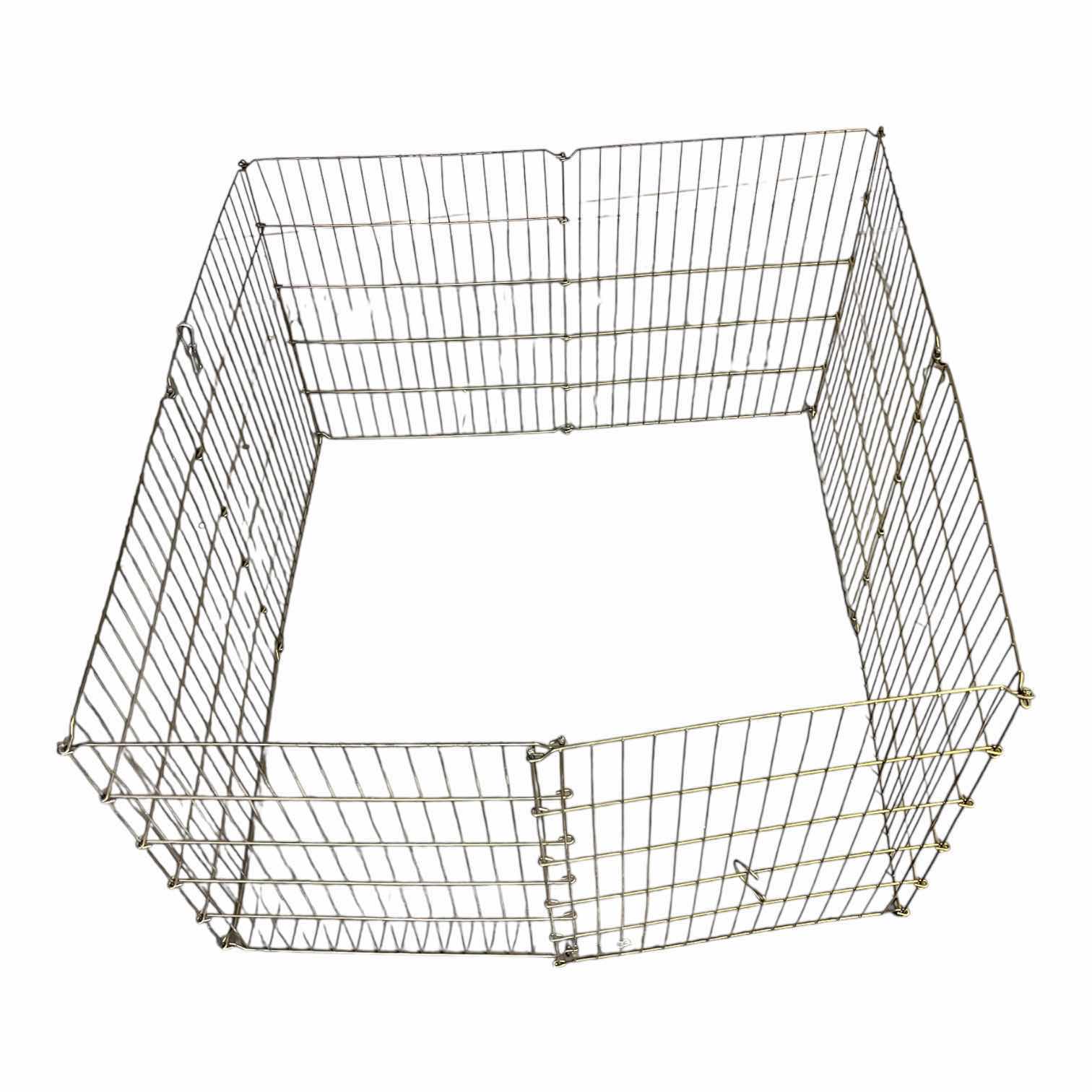 Photo 2 of BRASS FINISH METAL PET PLAY PEN  46” X 48” H30”