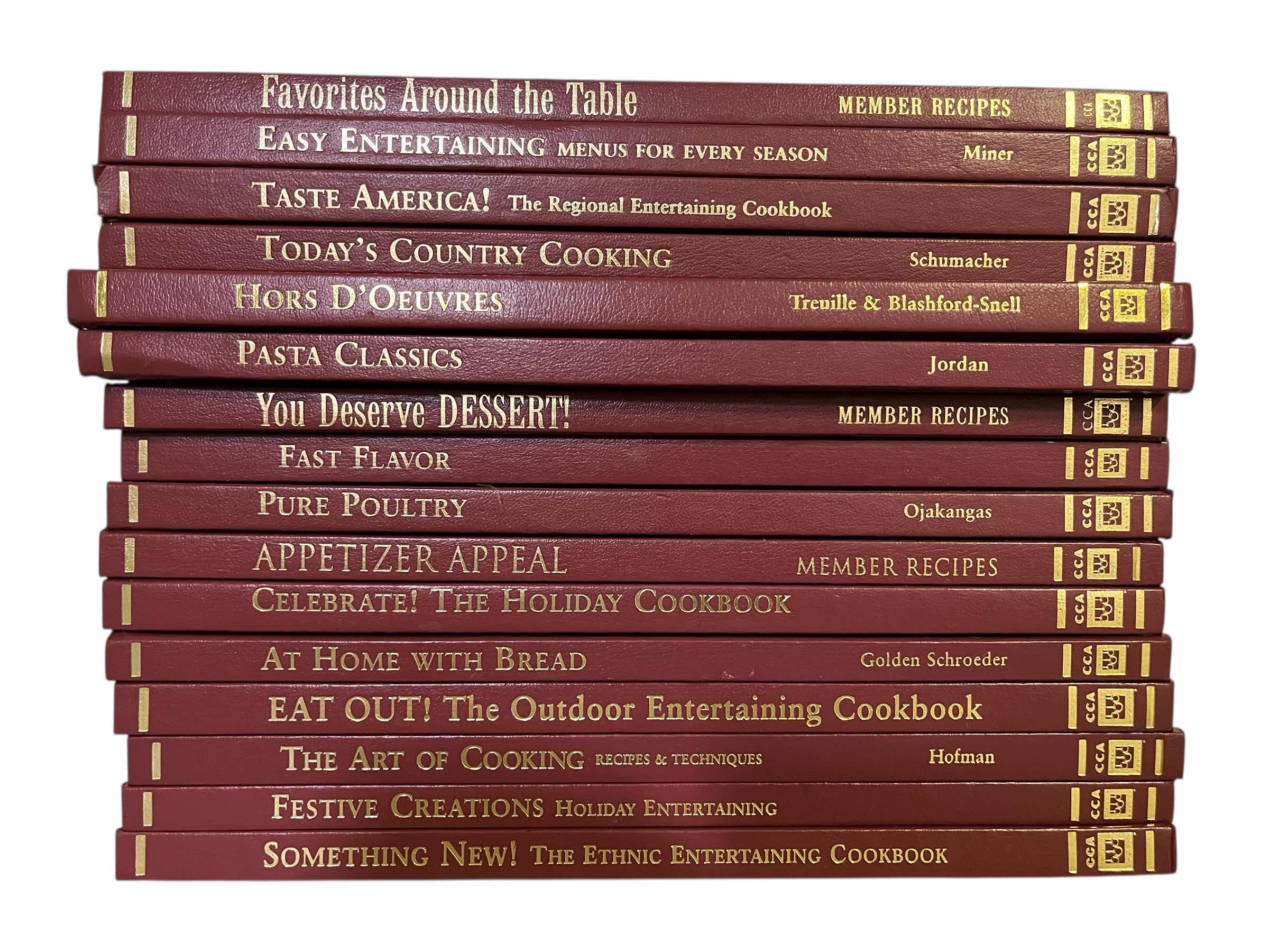 Photo 1 of COOKING CLUB OF AMERICA COOKBOOK SET (16)