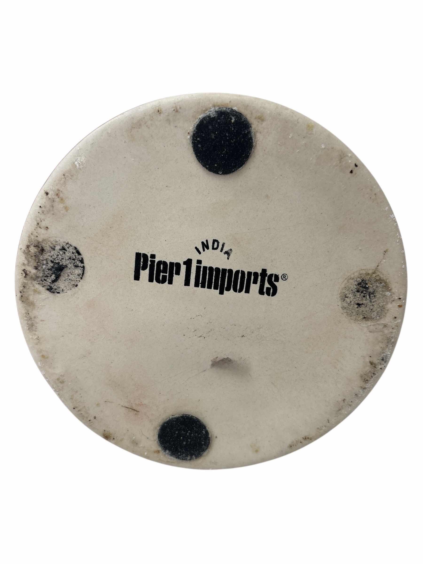 Photo 1 of PIER 1 RED CANISTER W LID H11”