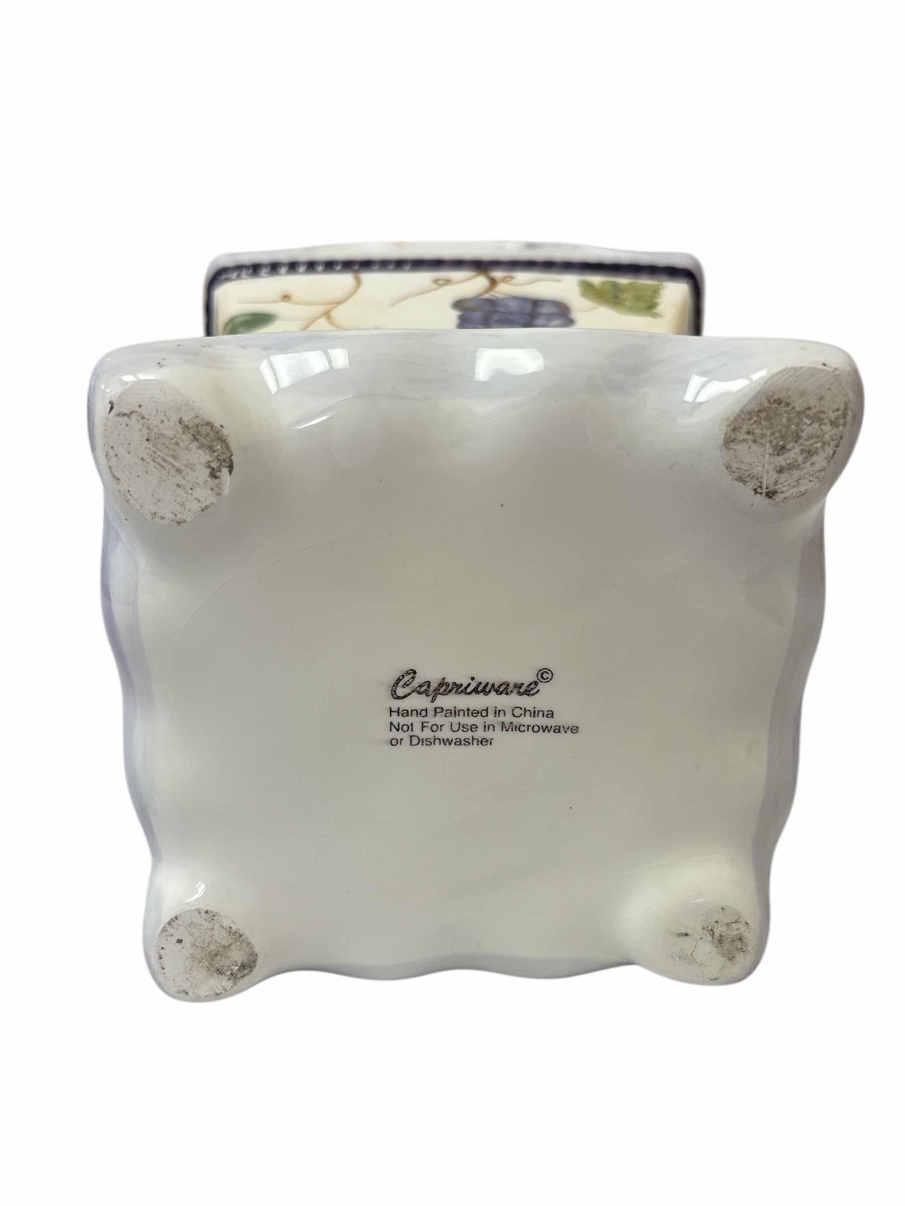 Photo 1 of CAPRIWARE CERAMIC CANISTER H9”