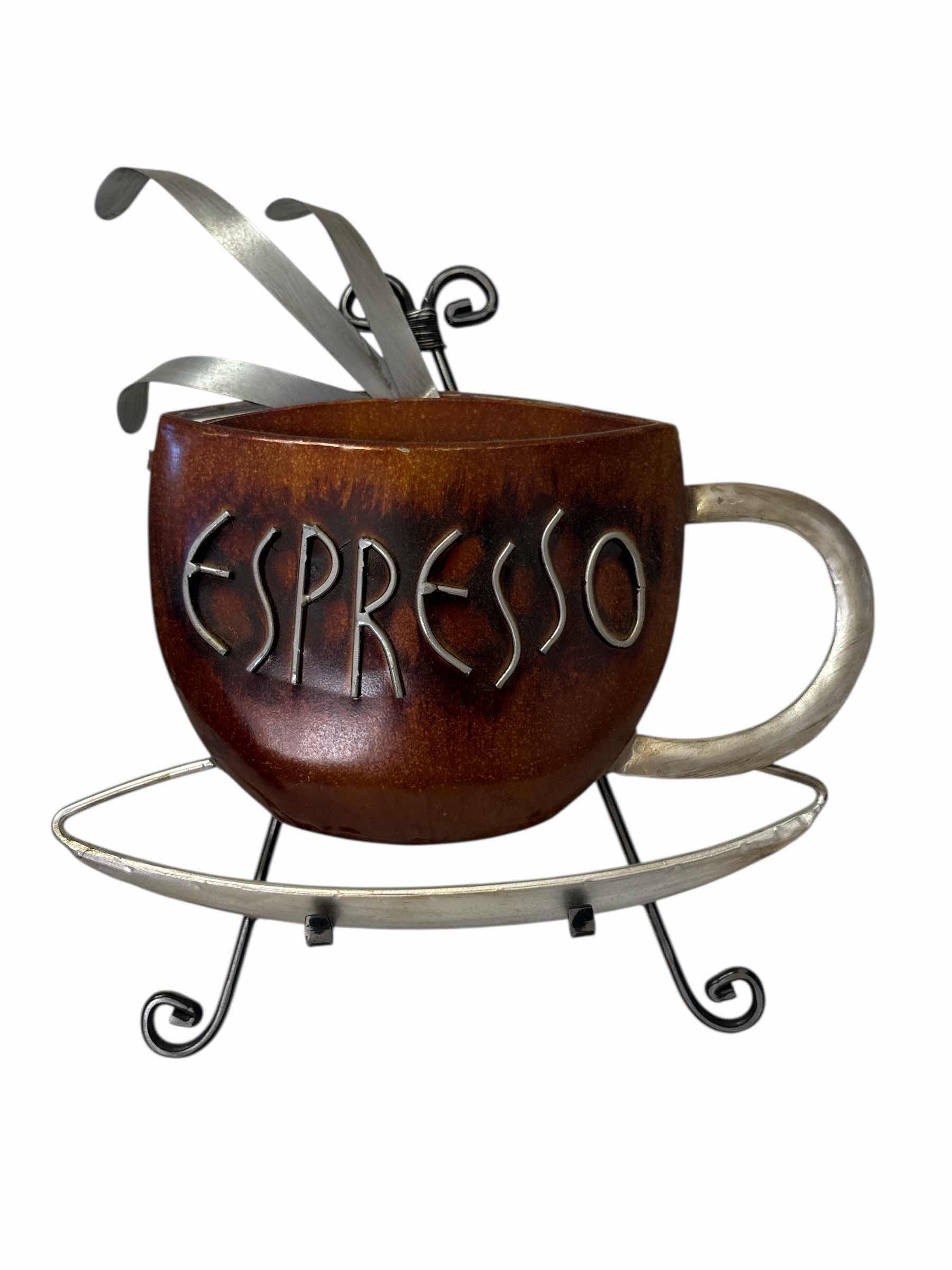 Photo 1 of AAYLA METAL ESPRESSO CUP WALL DECOR H13”