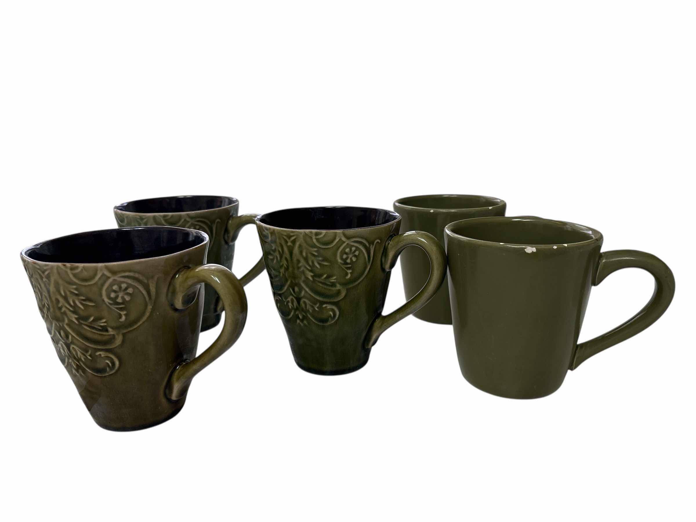 Photo 1 of GREEN MUGS (5)