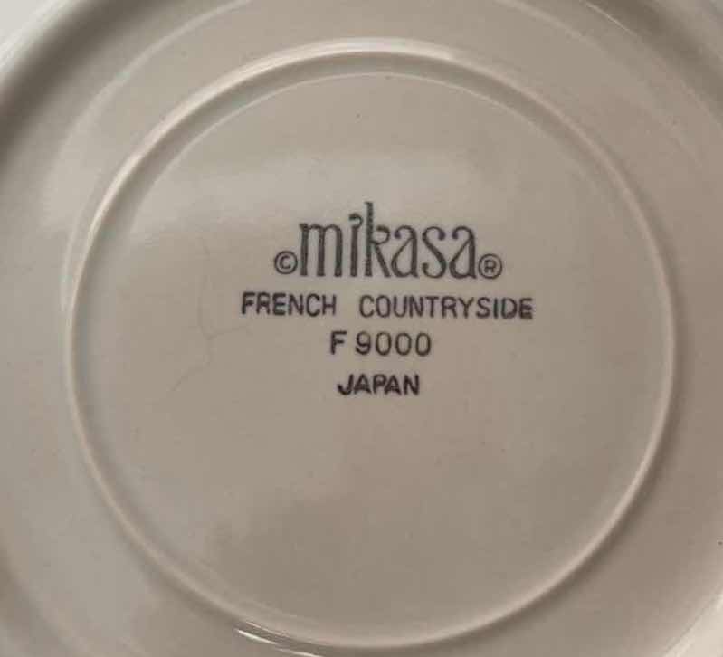Photo 1 of MIKASA FRENCH COUNTRYSIDE SAUCER (2)PCS 6.25”