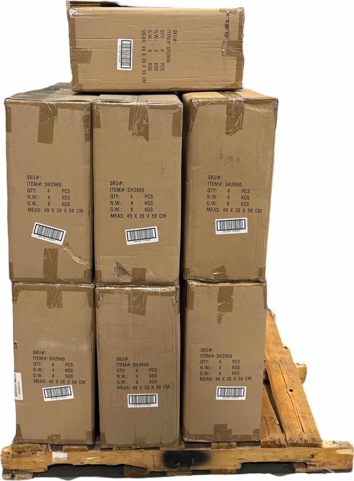 Photo 1 of NEW PALLET OF HOME-X CHICKEN EGG BASKET CERAMIC AND IRON DECORATIVE BASKET (13 CASES/4 PER CASE) READ NOTES