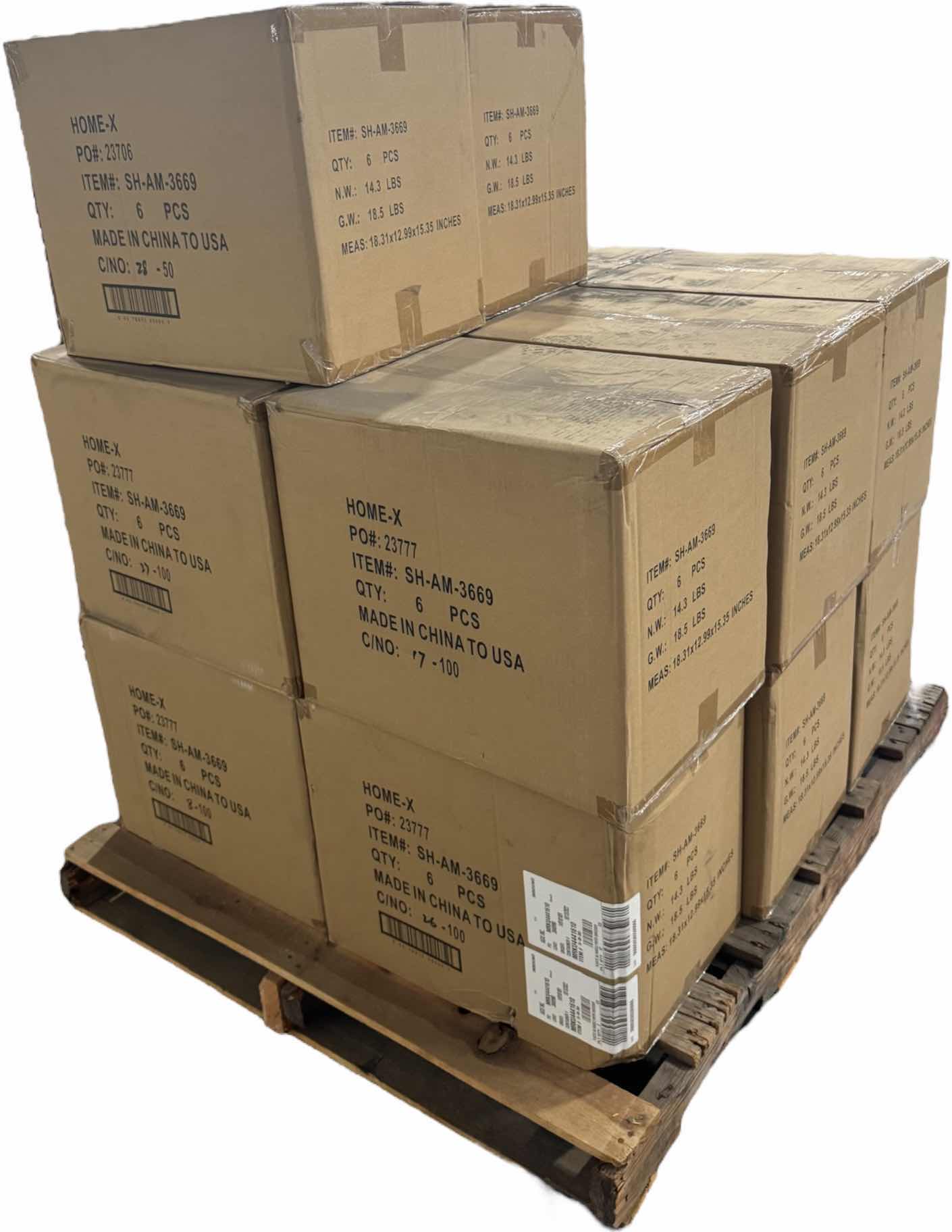 Photo 1 of NEW PALLET OF HOME-X 3-IN-1 HAND CRANK PAPER DOCUMENT SHREDDER FOR A4 PAPER, CREDIT CARDS, CD’S MANUAL SHREDDER (14 CASES/ 6 PER CASE)