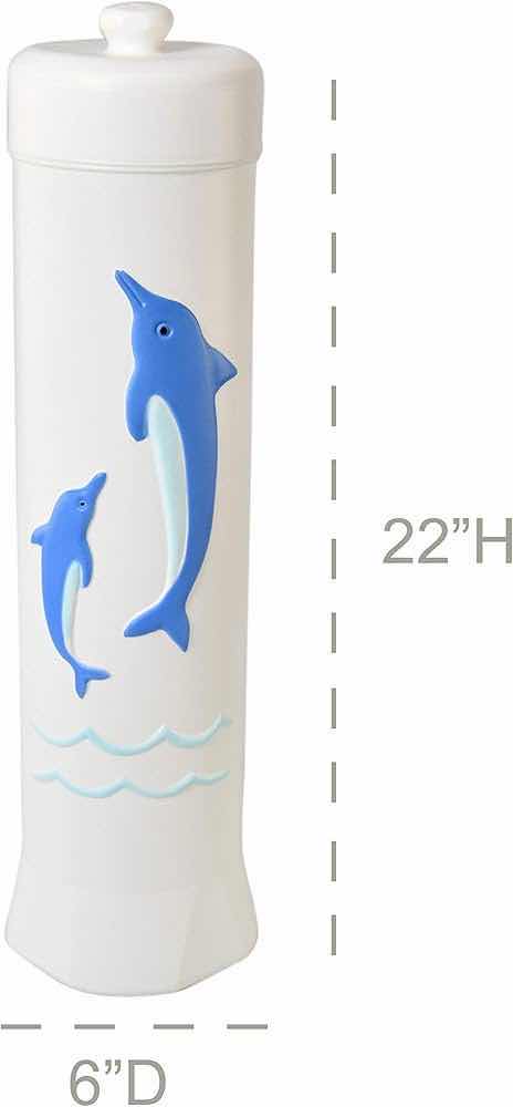Photo 1 of NEW PALLET OF HOME-X DOLPHIN TOILET PAPER HOLDER, TISSUE ROLL ORGANIZER FOR HOMES (17 CASES/6 PER CASE)