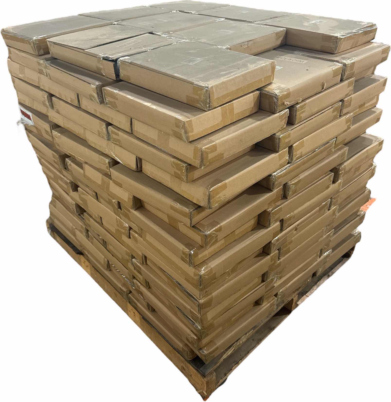 Photo 1 of NEW PALLET OF TIDY FRIEND 4 PCS CLEAR ACRYLIC SHELF DIVIDERS FOR CLOSET ORGANIZATION BOOK DIVIDER 7.87”x 1.18” x 11.8”H (APPROXIMATELY 150 CASES/4 PER CASE)