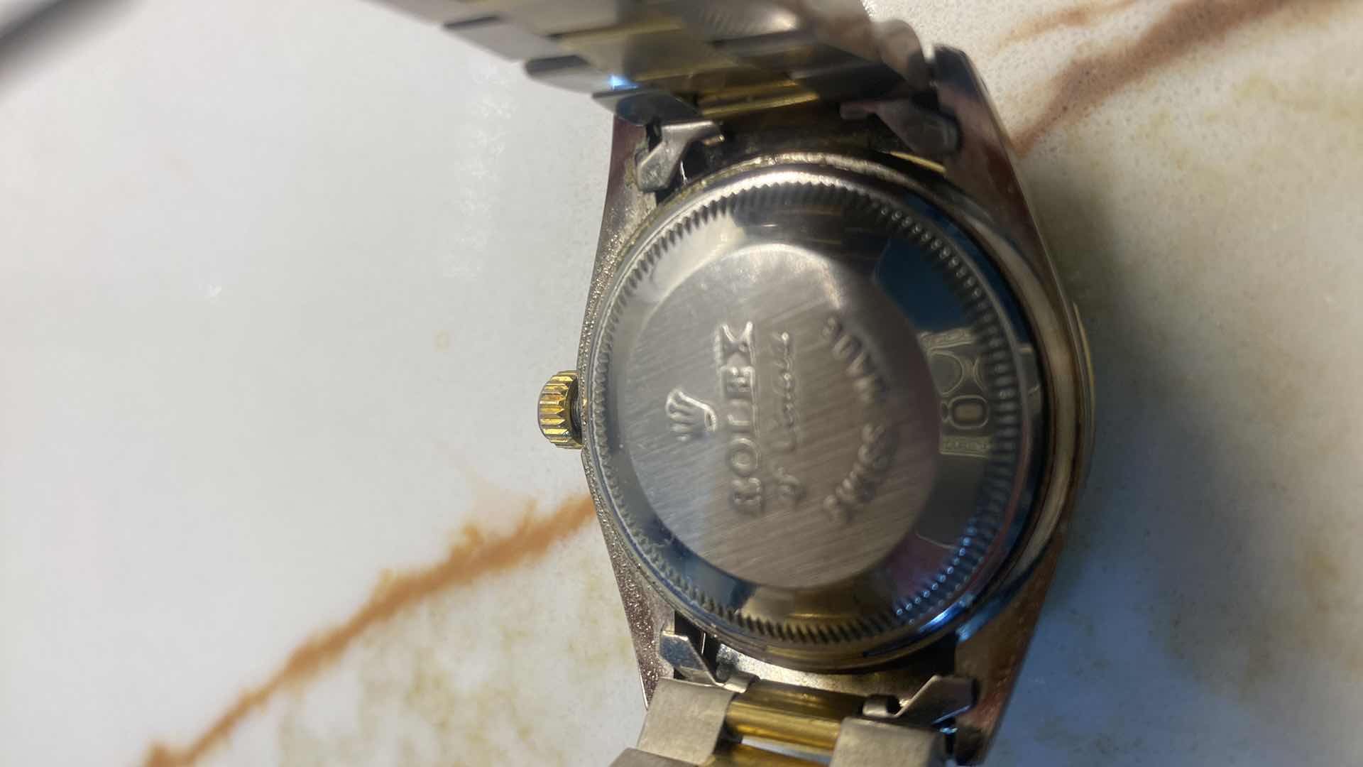 Photo 1 of REPLICA MEN’S  ROLEX OYSTER PERPETUAL DAY DATE AUTOMATIC MOVEMENT WATCH