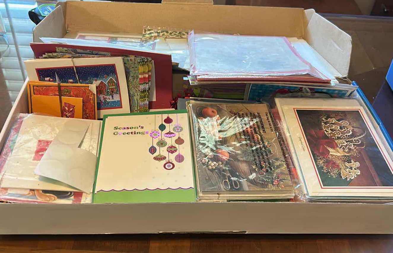 View 1 of CONTENTS OF BOX ASSORTED PAPER LABELS CARDS