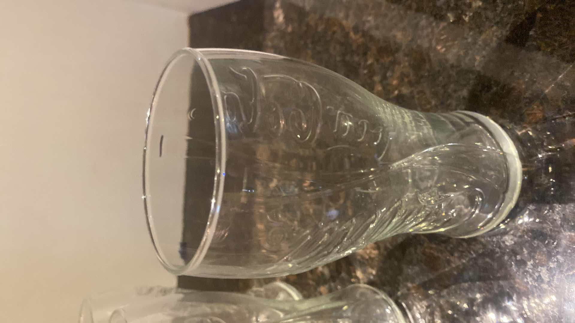 View 3 of VINTAGE AND COCA-COLA CLEAR GLASSES (6)