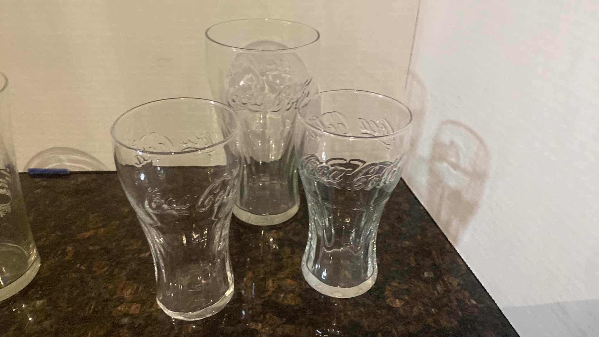 View 3 of VINTAGE COCA-COLA GLASSES (7)