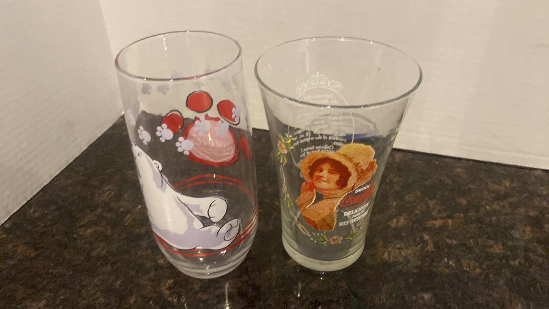 View 4 of VINTAGE COCA-COLA GLASSES (7)