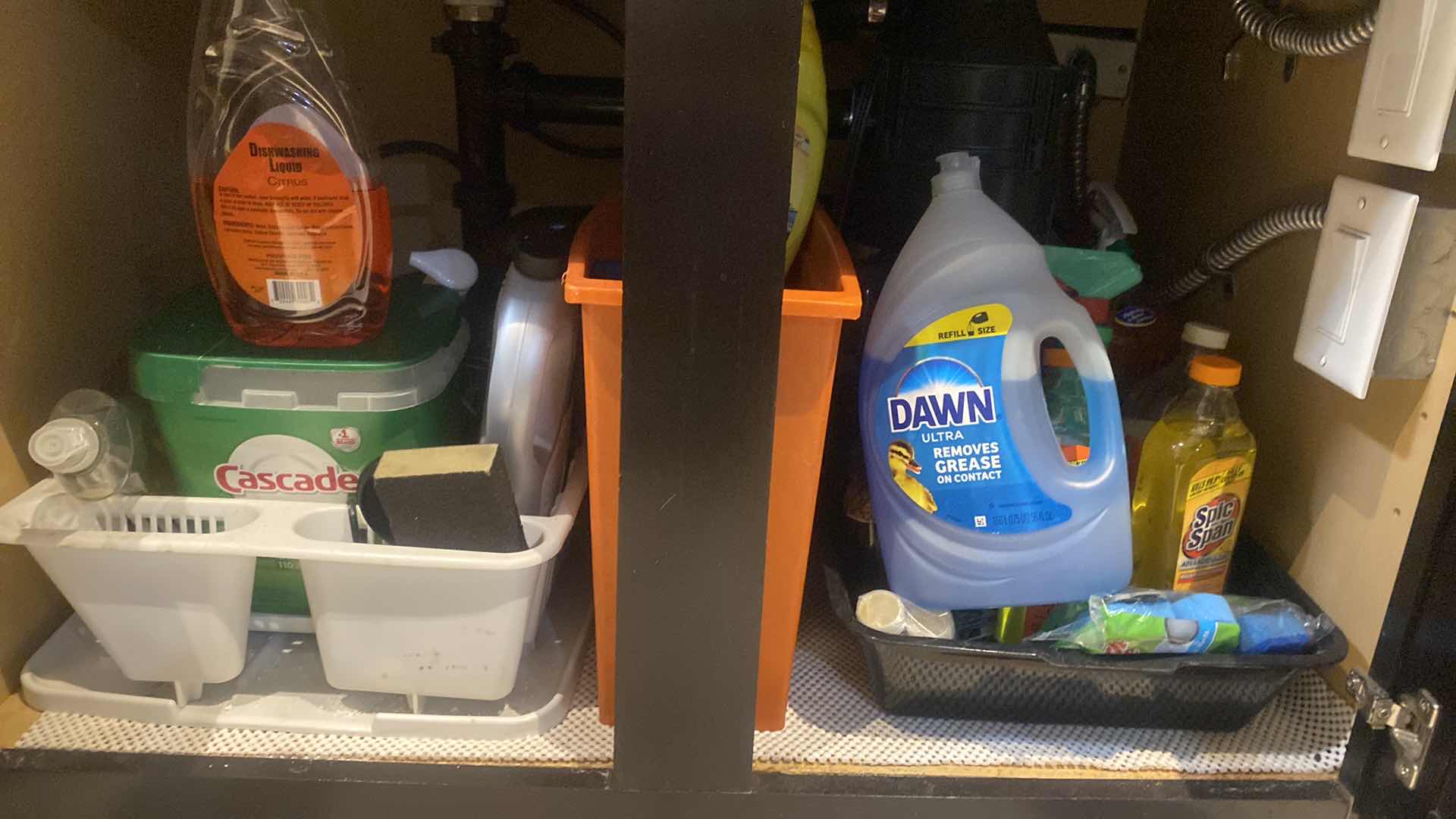 View 1 of CONTENTS UNDER KITCHEN SINK – CLEANING SUPPLIES