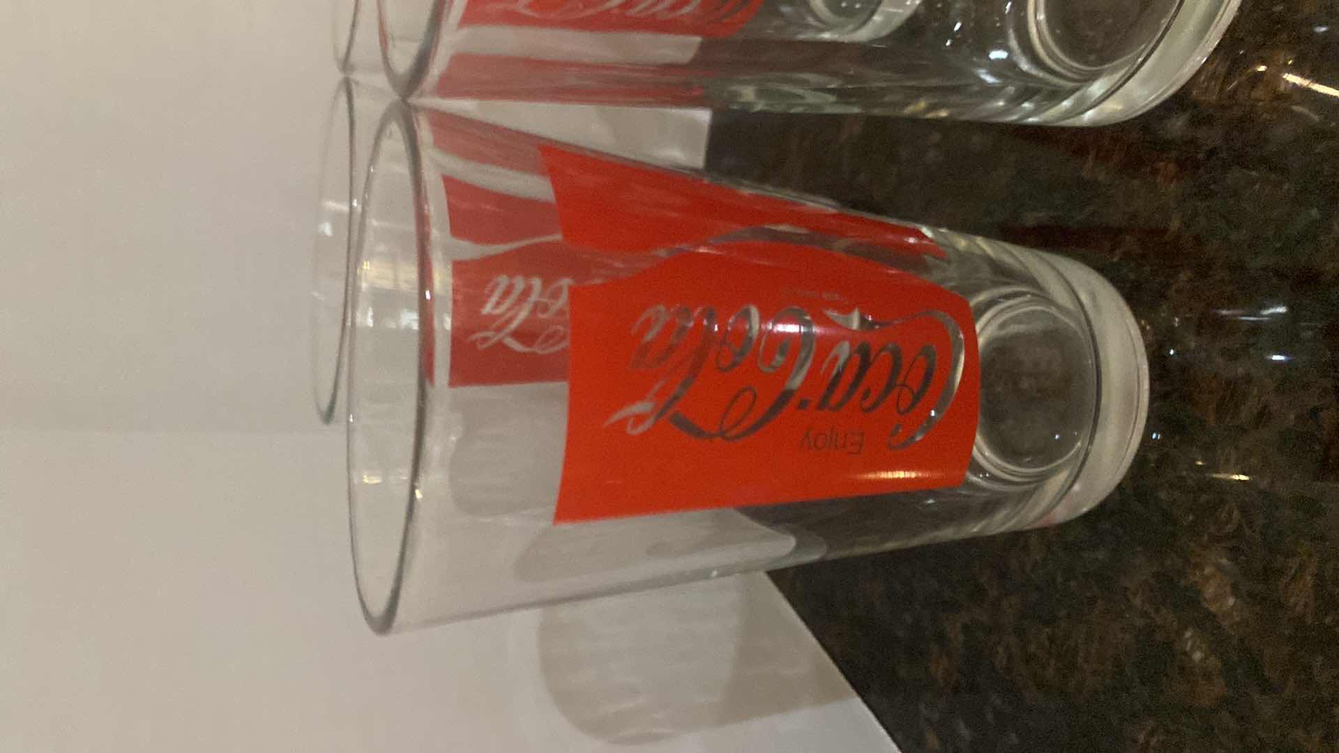 View 3 of VINTAGE COCA-COLA GLASSES (8)