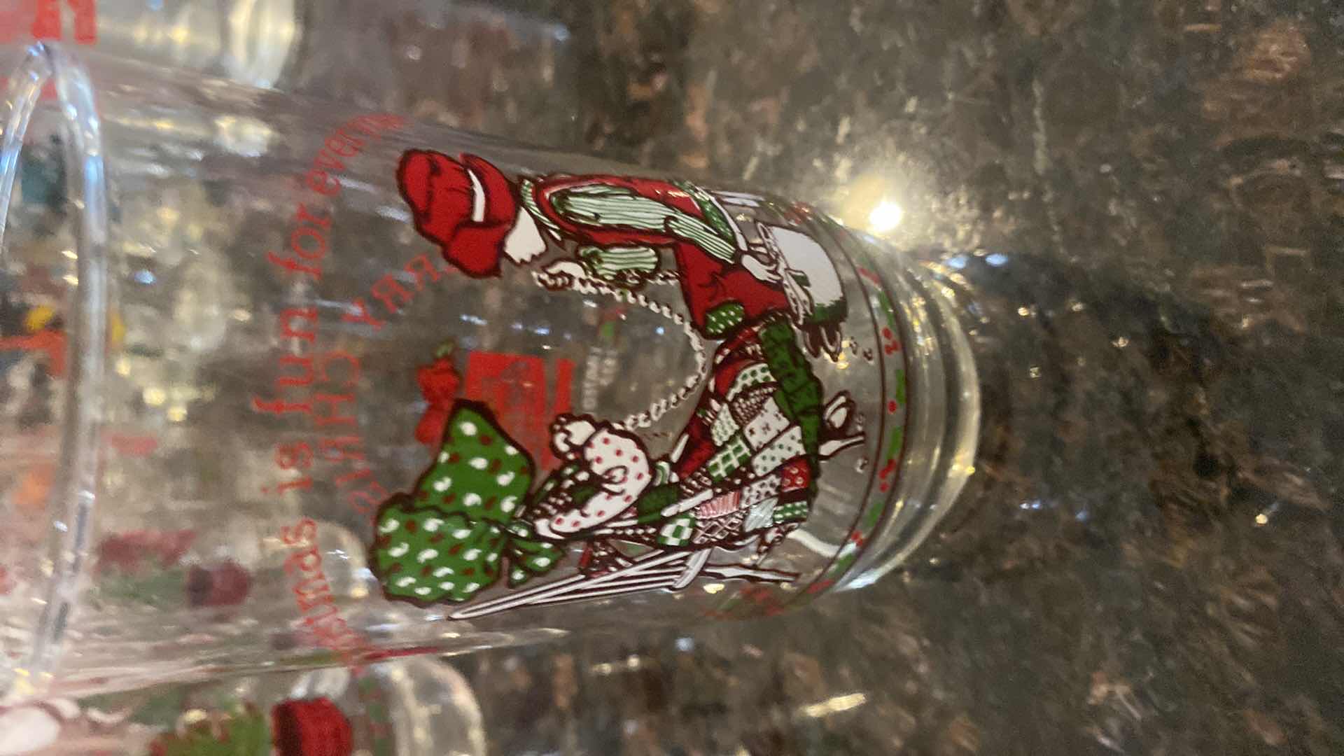 View 4 of VINTAGE HOLLY HOBBY GLASSES (8)